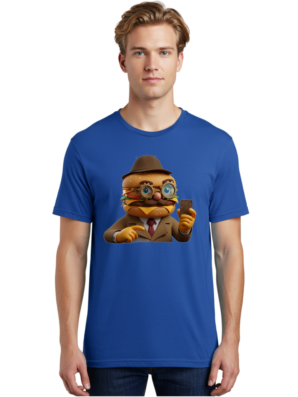 Burger-Detective Men'S Graphic Tee, 100% Cotton, Comfortable Casual Summer Wear, Machine Washable, Vintage Camera, Old Camera, Antique Camera, Black Camera, Classic Photography, Photography Equipment, Nostalgic Device, Film Camera, Camera Art Bal899