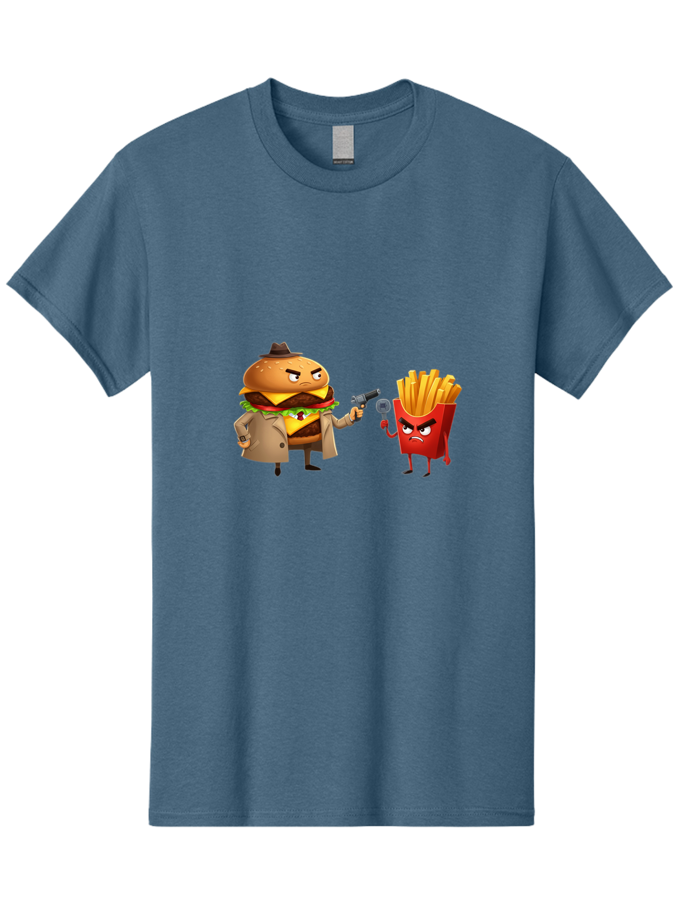 Burger-Vs-Fries Men'S Graphic Tee, 100% Cotton, Comfortable Casual Summer Wear, Machine Washable, Vintage Camera, Old Camera, Antique Camera, Black Camera, Classic Photography, Photography Equipment, Nostalgic Device, Film Camera, Camera Art Bal900