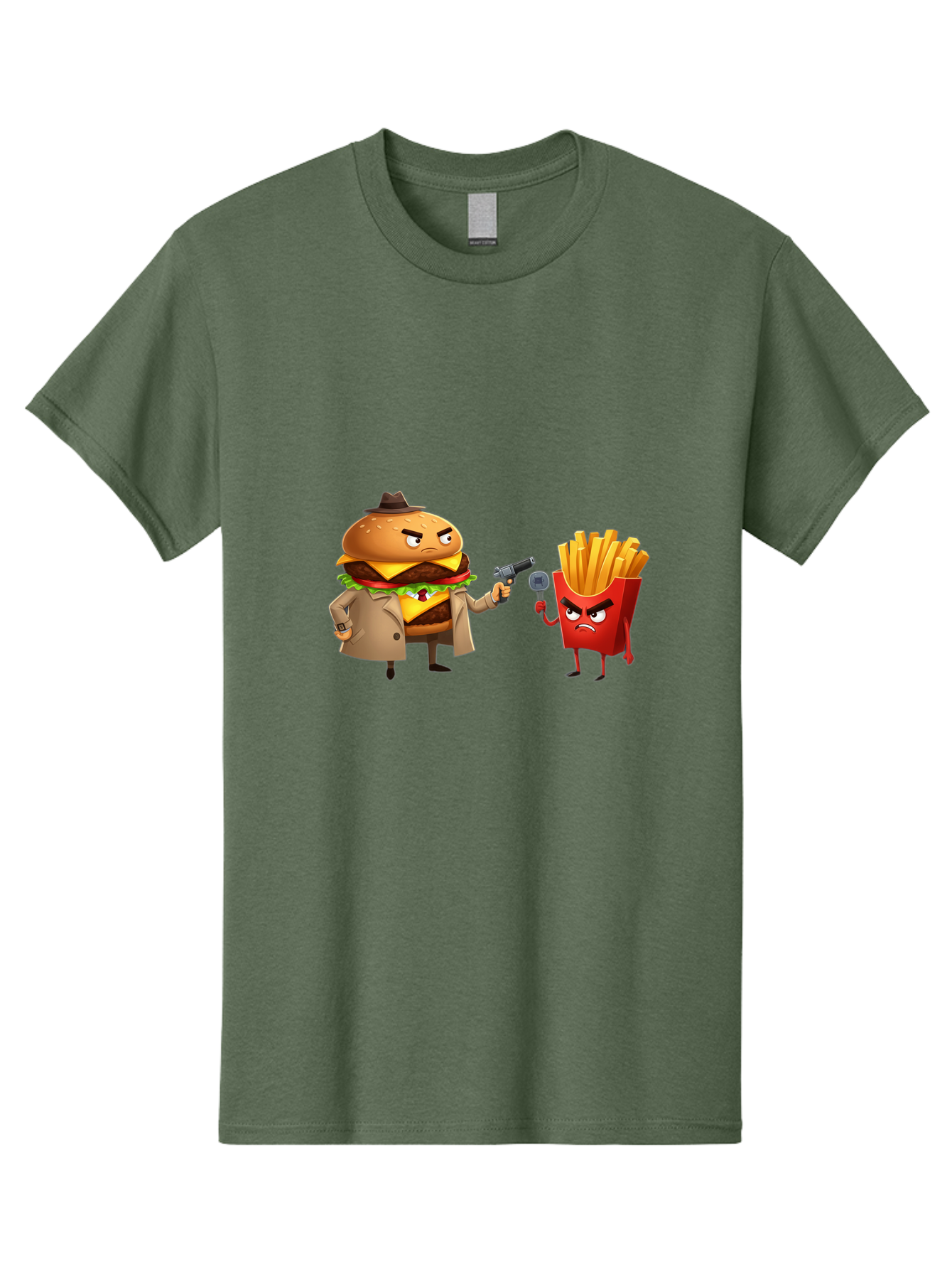 Burger-Vs-Fries Men'S Graphic Tee, 100% Cotton, Comfortable Casual Summer Wear, Machine Washable, Vintage Camera, Old Camera, Antique Camera, Black Camera, Classic Photography, Photography Equipment, Nostalgic Device, Film Camera, Camera Art Bal900