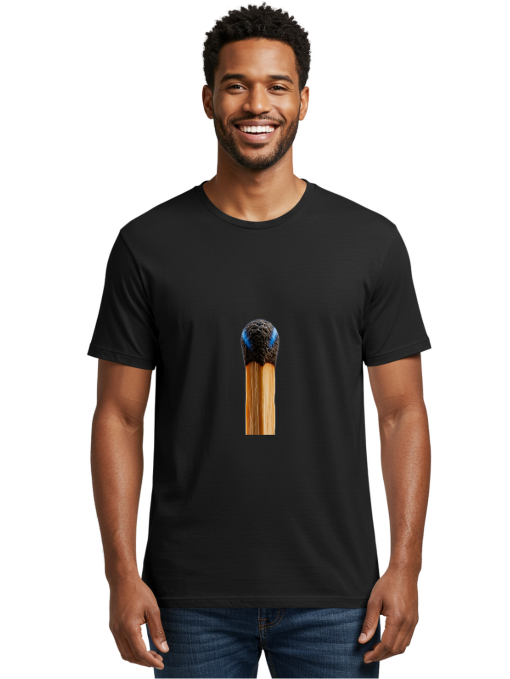 Burned-Match Men'S Graphic Tee, 100% Cotton, Comfortable Casual Summer Wear, Machine Washable, Vintage Camera, Old Camera, Antique Camera, Black Camera, Classic Photography, Photography Equipment, Nostalgic Device, Film Camera, Camera Art Bal901