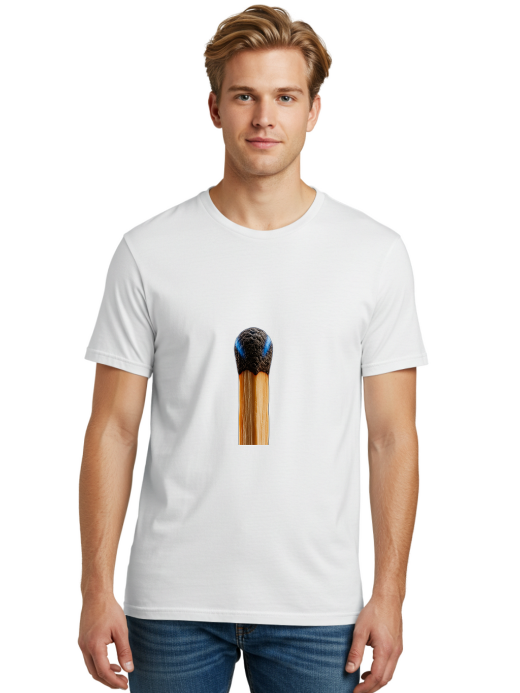 Burned-Match Men'S Graphic Tee, 100% Cotton, Comfortable Casual Summer Wear, Machine Washable, Vintage Camera, Old Camera, Antique Camera, Black Camera, Classic Photography, Photography Equipment, Nostalgic Device, Film Camera, Camera Art Bal901