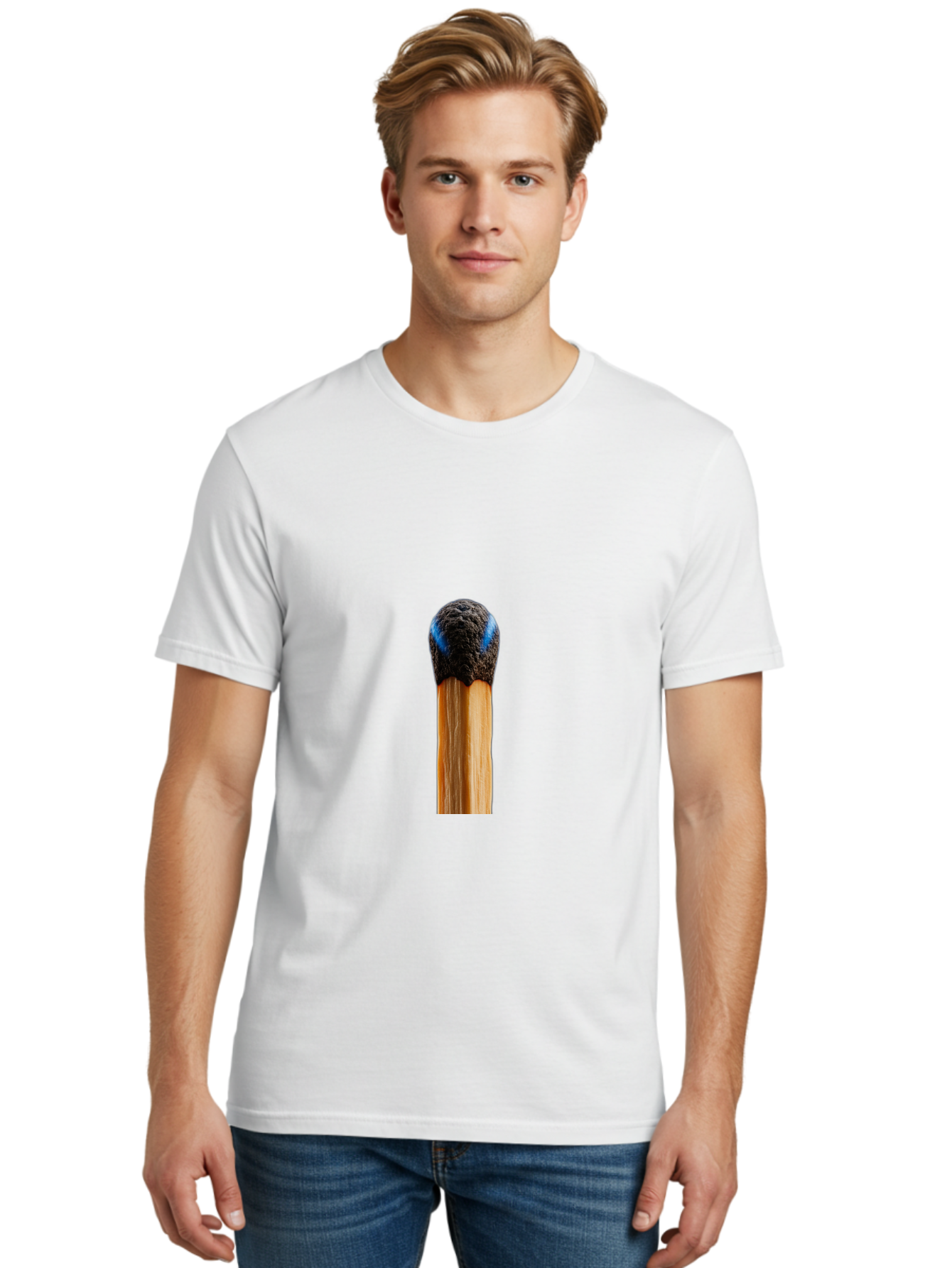 Burned-Match Men'S Graphic Tee, 100% Cotton, Comfortable Casual Summer Wear, Machine Washable, Vintage Camera, Old Camera, Antique Camera, Black Camera, Classic Photography, Photography Equipment, Nostalgic Device, Film Camera, Camera Art Bal901