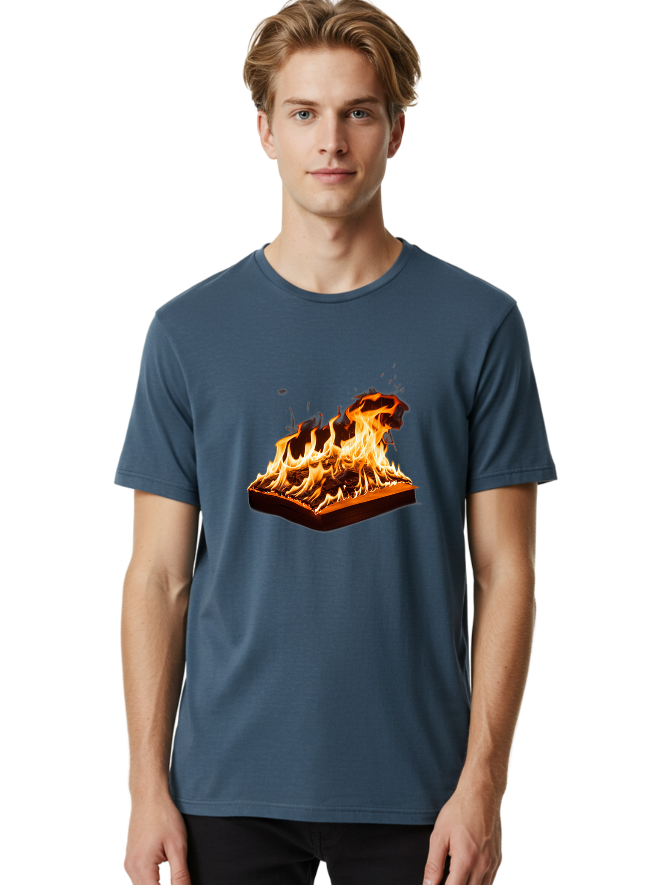 Burning-Book Men'S Graphic Tee, 100% Cotton, Comfortable Casual Summer Wear, Machine Washable, Vintage Camera, Old Camera, Antique Camera, Black Camera, Classic Photography, Photography Equipment, Nostalgic Device, Film Camera, Camera Art Bal902
