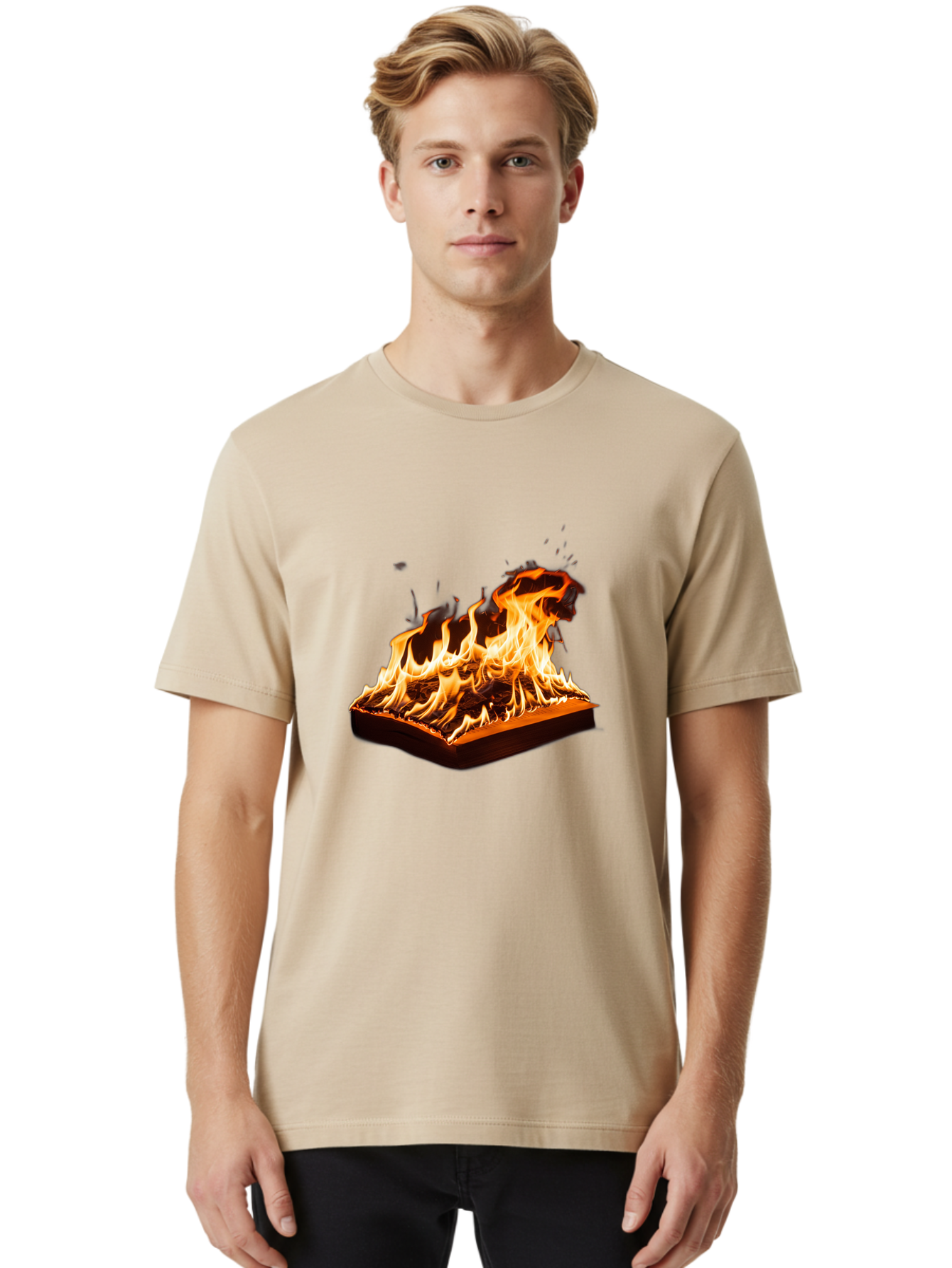Burning-Book Men'S Graphic Tee, 100% Cotton, Comfortable Casual Summer Wear, Machine Washable, Vintage Camera, Old Camera, Antique Camera, Black Camera, Classic Photography, Photography Equipment, Nostalgic Device, Film Camera, Camera Art Bal902