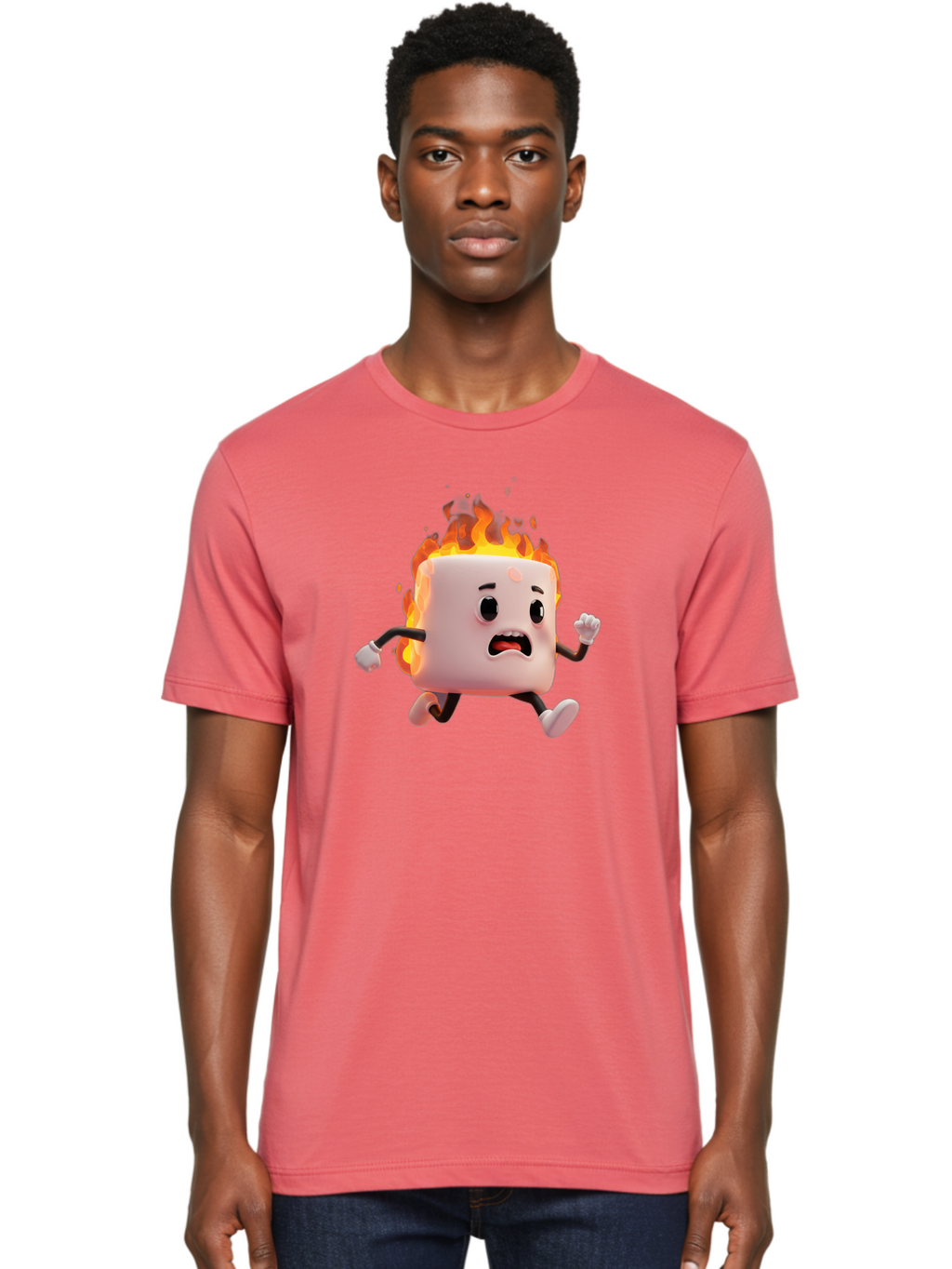 Burning-Marshmallow Men'S Graphic Tee, 100% Cotton, Comfortable Casual Summer Wear, Machine Washable, Vintage Camera, Old Camera, Antique Camera, Black Camera, Classic Photography, Photography Equipment, Nostalgic Device, Film Camera, Bal903