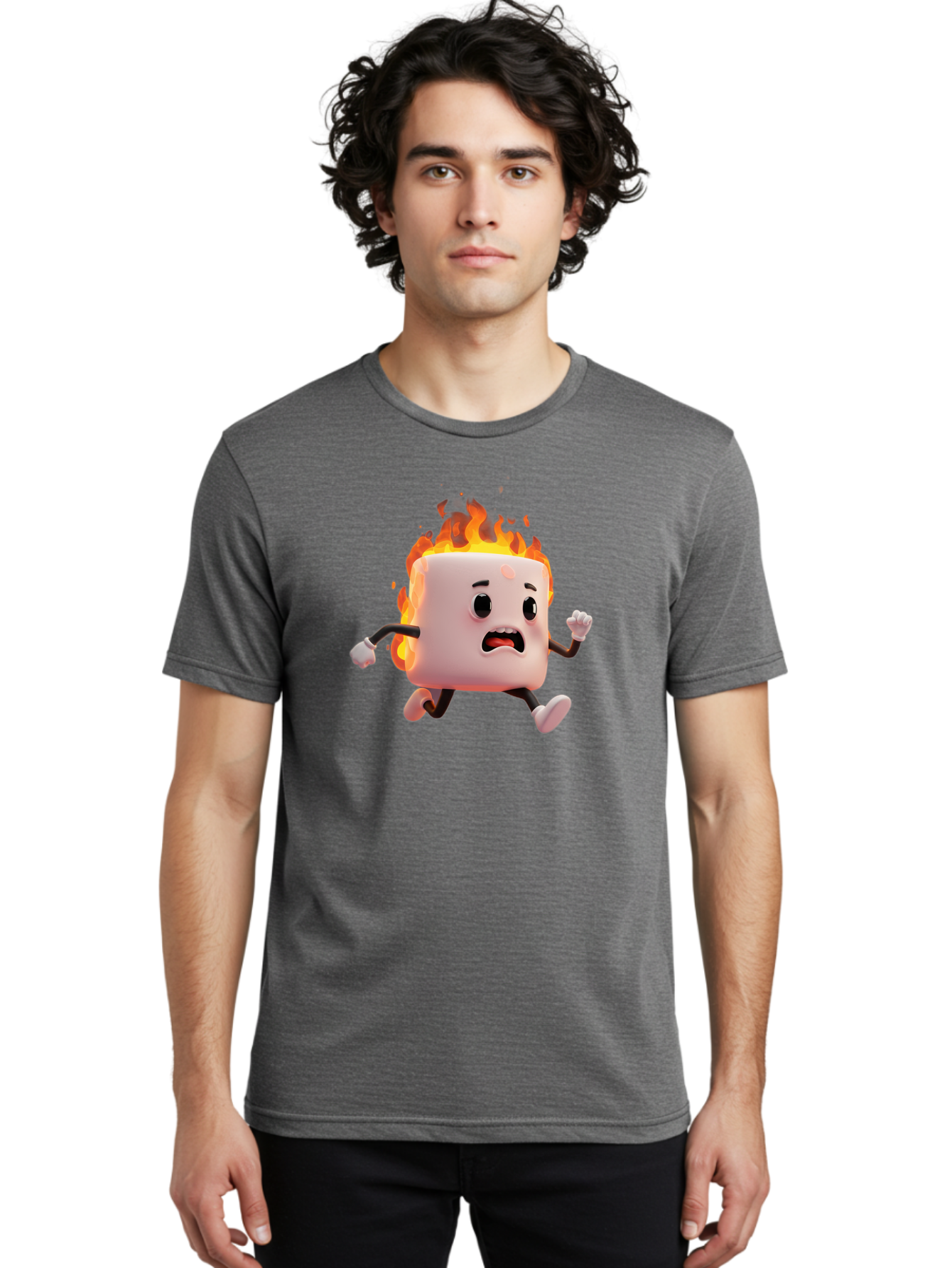 Burning-Marshmallow Men'S Graphic Tee, 100% Cotton, Comfortable Casual Summer Wear, Machine Washable, Vintage Camera, Old Camera, Antique Camera, Black Camera, Classic Photography, Photography Equipment, Nostalgic Device, Film Camera, Bal903