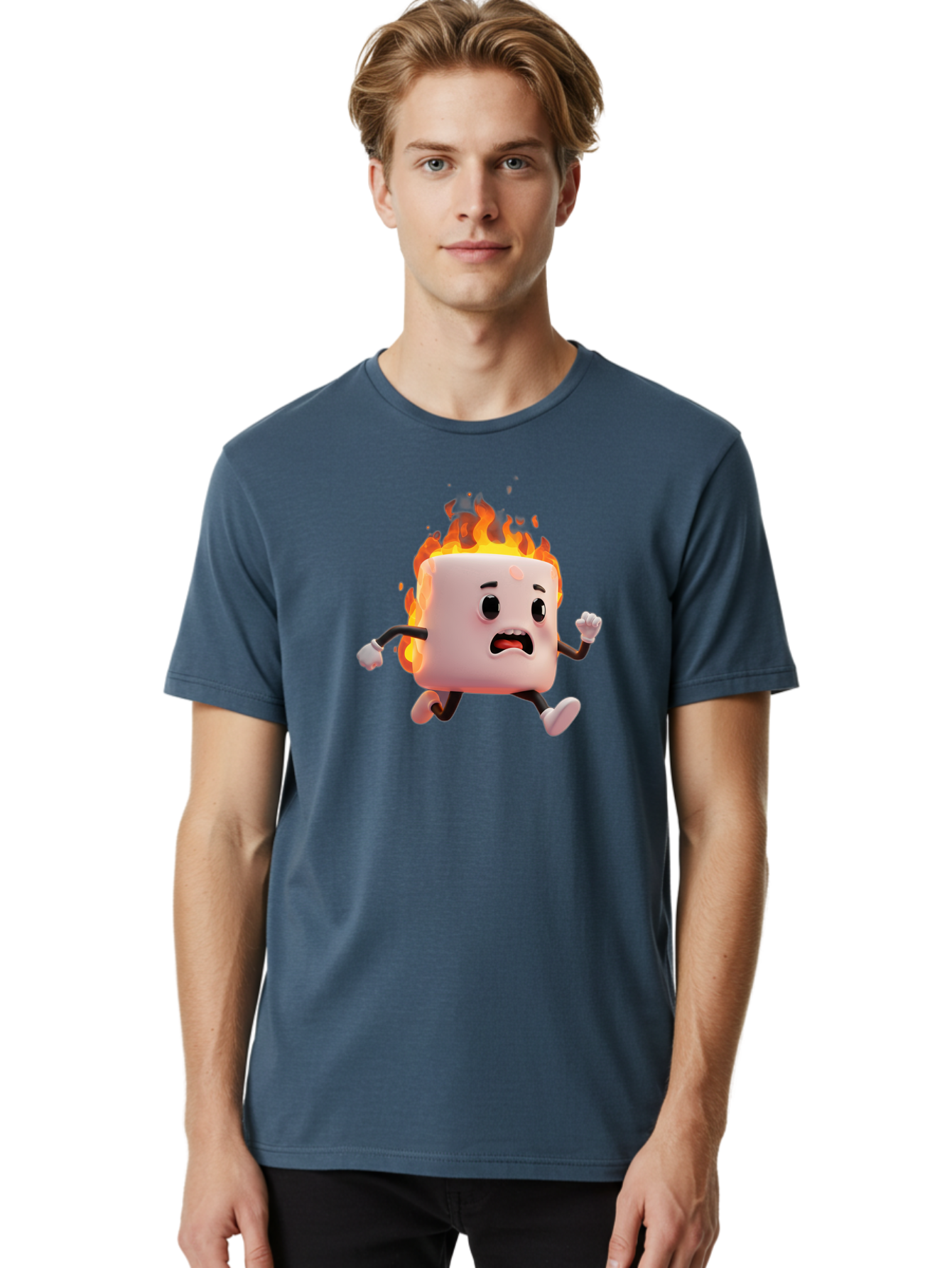 Burning-Marshmallow Men'S Graphic Tee, 100% Cotton, Comfortable Casual Summer Wear, Machine Washable, Vintage Camera, Old Camera, Antique Camera, Black Camera, Classic Photography, Photography Equipment, Nostalgic Device, Film Camera, Bal903