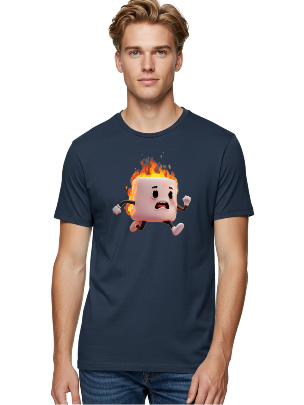 Burning-Marshmallow Men'S Graphic Tee, 100% Cotton, Comfortable Casual Summer Wear, Machine Washable, Vintage Camera, Old Camera, Antique Camera, Black Camera, Classic Photography, Photography Equipment, Nostalgic Device, Film Camera, Bal903