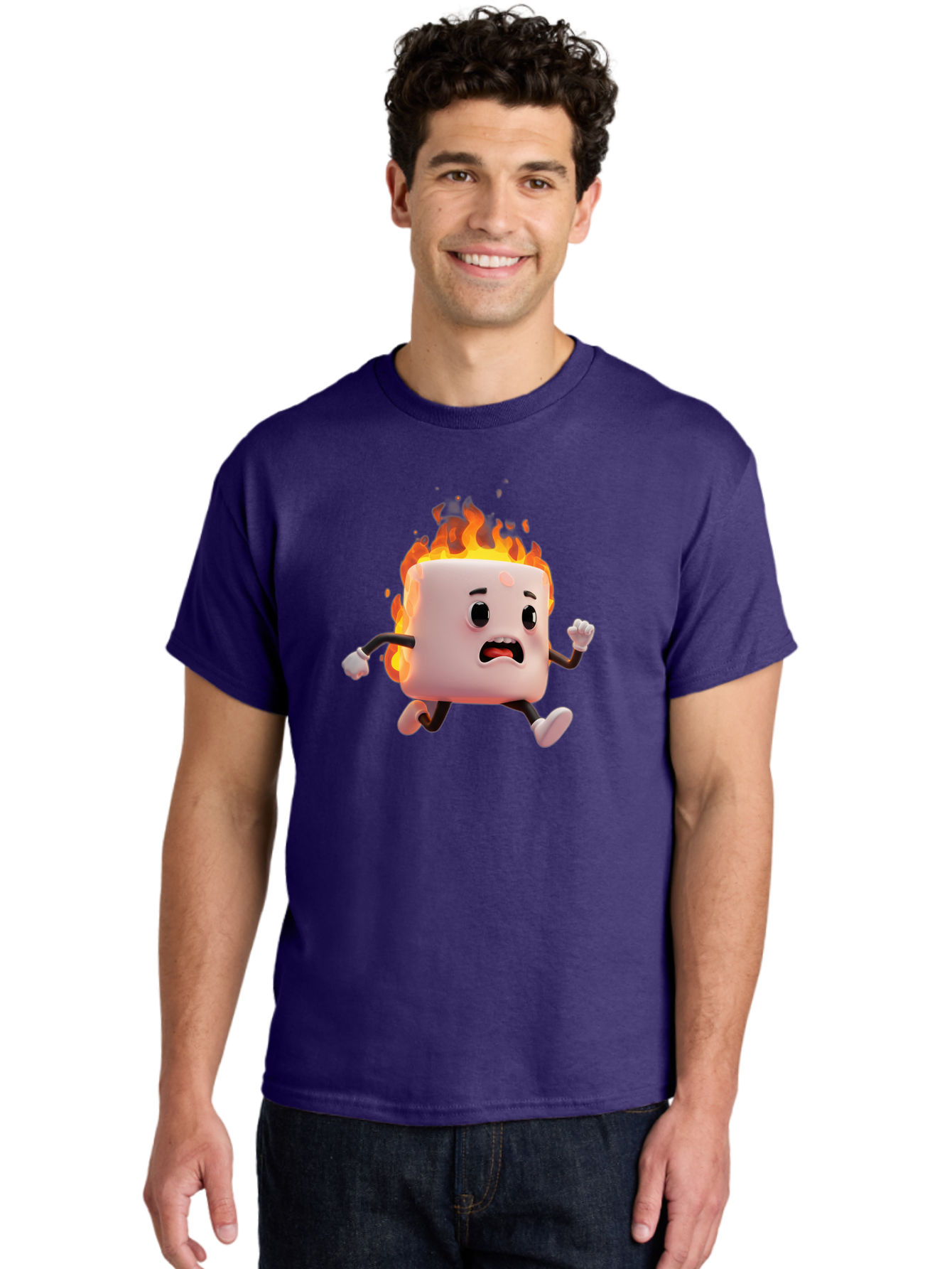 Burning-Marshmallow Men'S Graphic Tee, 100% Cotton, Comfortable Casual Summer Wear, Machine Washable, Vintage Camera, Old Camera, Antique Camera, Black Camera, Classic Photography, Photography Equipment, Nostalgic Device, Film Camera, Bal903