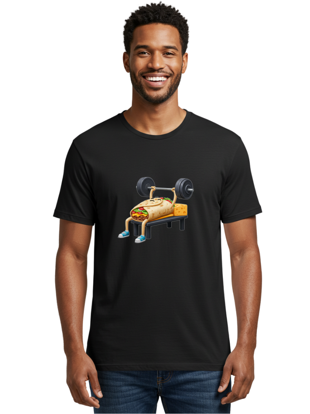 Burrito-Lifting-Weights Men'S Graphic Tee, 100% Cotton, Comfortable Casual Summer Wear, Machine Washable, Vintage Camera, Old Camera, Antique Camera, Black Camera, Classic Photography, Photography Equipment, Nostalgic Device, Film Camera, Bal904