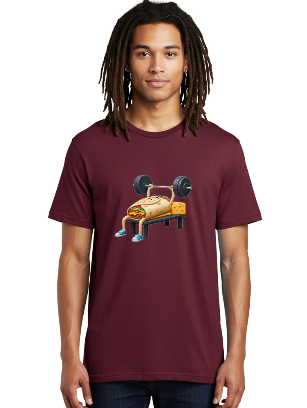 Burrito-Lifting-Weights Men'S Graphic Tee, 100% Cotton, Comfortable Casual Summer Wear, Machine Washable, Vintage Camera, Old Camera, Antique Camera, Black Camera, Classic Photography, Photography Equipment, Nostalgic Device, Film Camera, Bal904