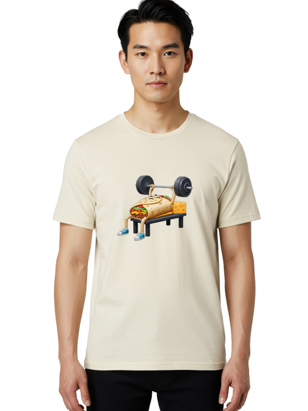 Burrito-Lifting-Weights Men'S Graphic Tee, 100% Cotton, Comfortable Casual Summer Wear, Machine Washable, Vintage Camera, Old Camera, Antique Camera, Black Camera, Classic Photography, Photography Equipment, Nostalgic Device, Film Camera, Bal904