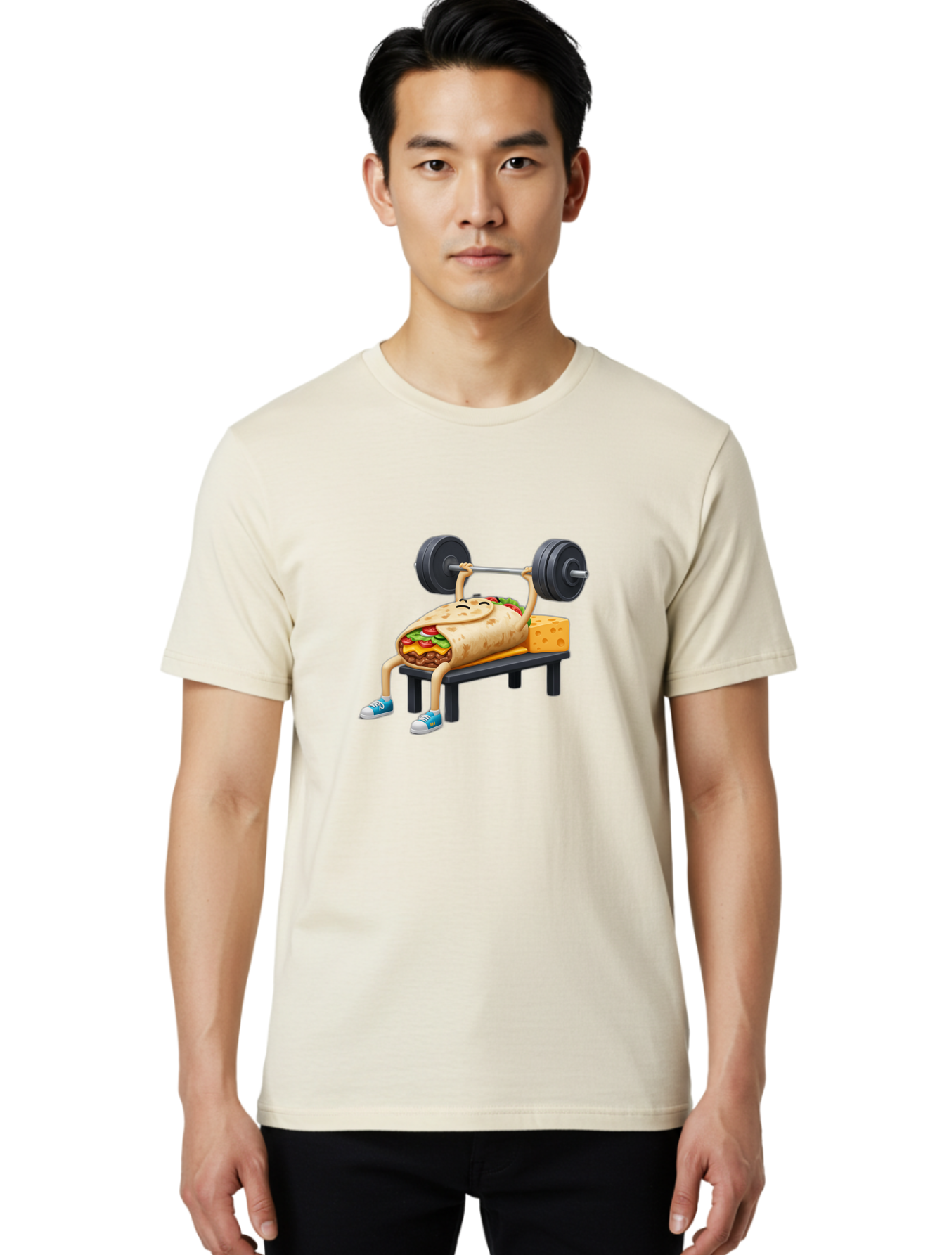 Burrito-Lifting-Weights Men'S Graphic Tee, 100% Cotton, Comfortable Casual Summer Wear, Machine Washable, Vintage Camera, Old Camera, Antique Camera, Black Camera, Classic Photography, Photography Equipment, Nostalgic Device, Film Camera, Bal904