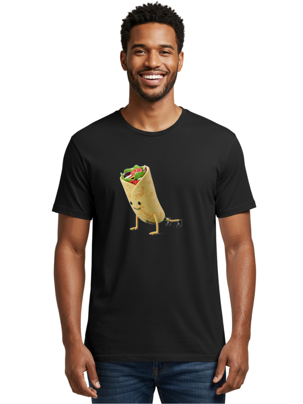 Burrito-Running Men'S Graphic Tee, 100% Cotton, Comfortable Casual Summer Wear, Machine Washable, Vintage Camera, Old Camera, Antique Camera, Black Camera, Classic Photography, Photography Equipment, Nostalgic Device, Film Camera, Camera Art Bal905