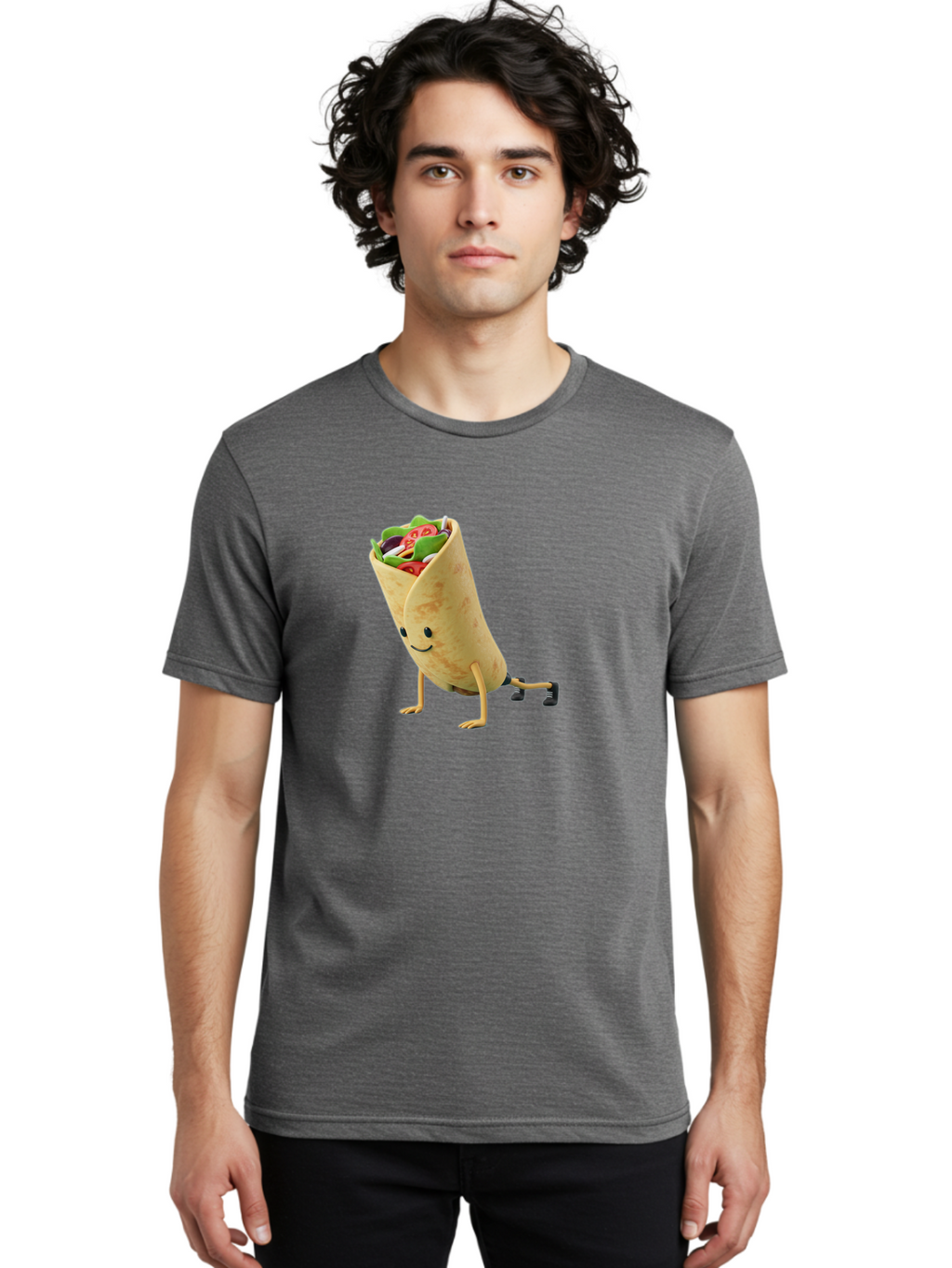Burrito-Running Men'S Graphic Tee, 100% Cotton, Comfortable Casual Summer Wear, Machine Washable, Vintage Camera, Old Camera, Antique Camera, Black Camera, Classic Photography, Photography Equipment, Nostalgic Device, Film Camera, Camera Art Bal905