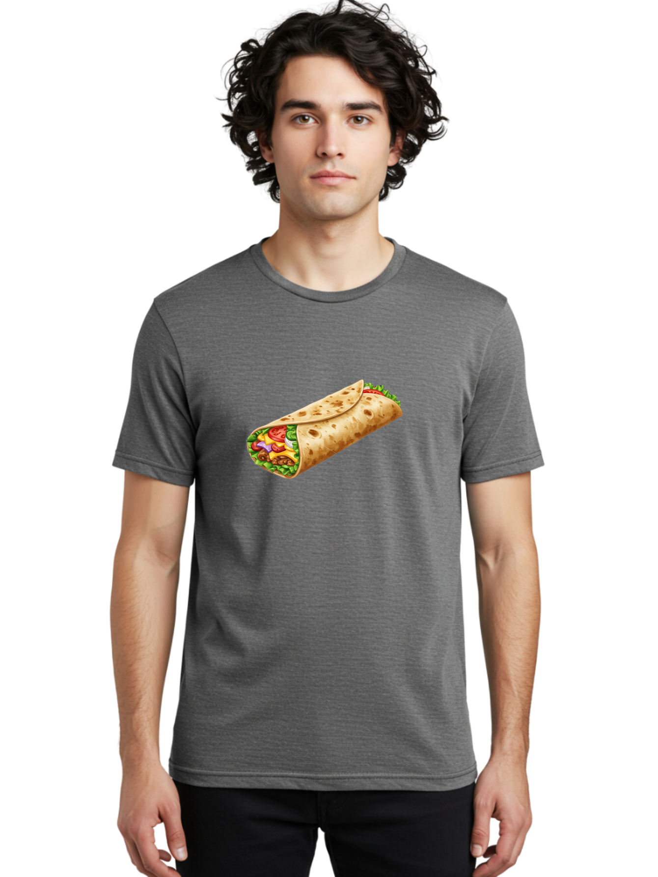 Burrito Men'S Graphic Tee, 100% Cotton, Comfortable Casual Summer Wear, Machine Washable, Vintage Camera, Old Camera, Antique Camera, Black Camera, Classic Photography, Photography Equipment, Nostalgic Device, Film Camera, Camera Art Bal906