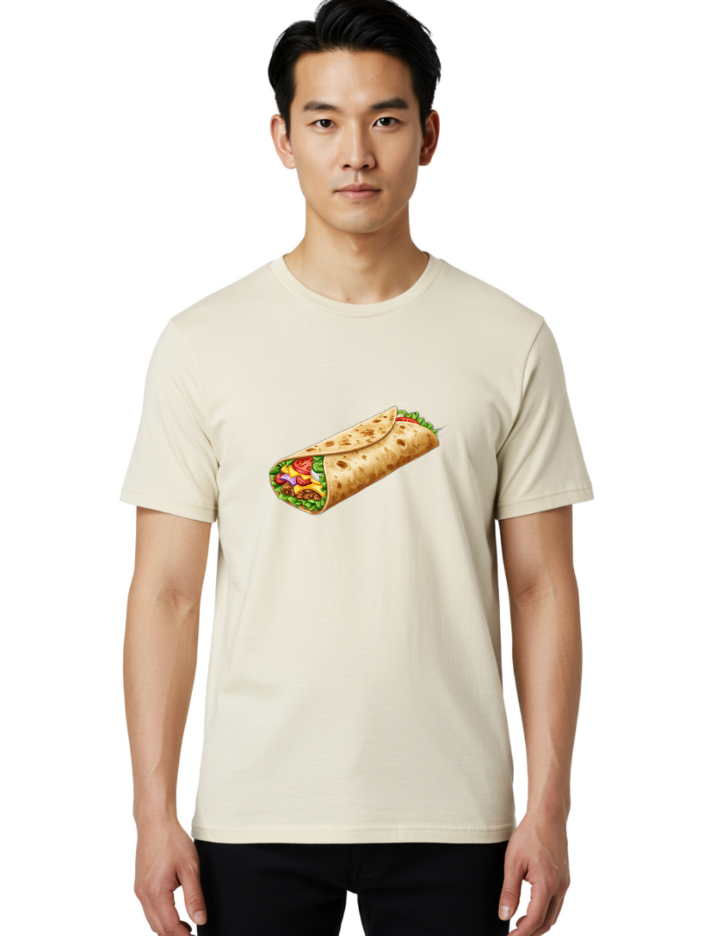 Burrito Men'S Graphic Tee, 100% Cotton, Comfortable Casual Summer Wear, Machine Washable, Vintage Camera, Old Camera, Antique Camera, Black Camera, Classic Photography, Photography Equipment, Nostalgic Device, Film Camera, Camera Art Bal906