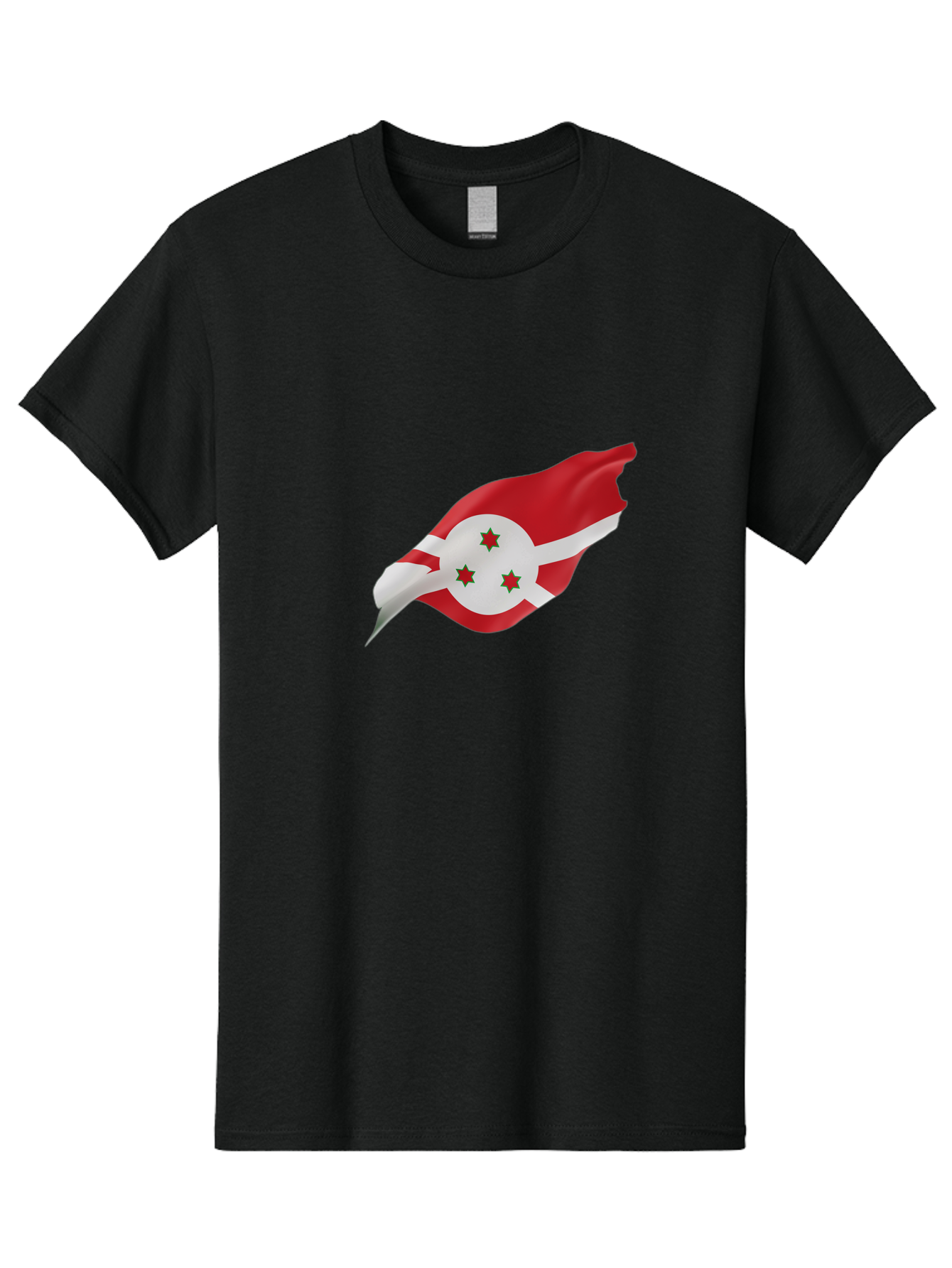 Burundi-Flag Men'S Graphic Tee, 100% Cotton, Comfortable Casual Summer Wear, Machine Washable, Vintage Camera, Old Camera, Antique Camera, Black Camera, Classic Photography, Photography Equipment, Nostalgic Device, Film Camera, Camera Art Bal907
