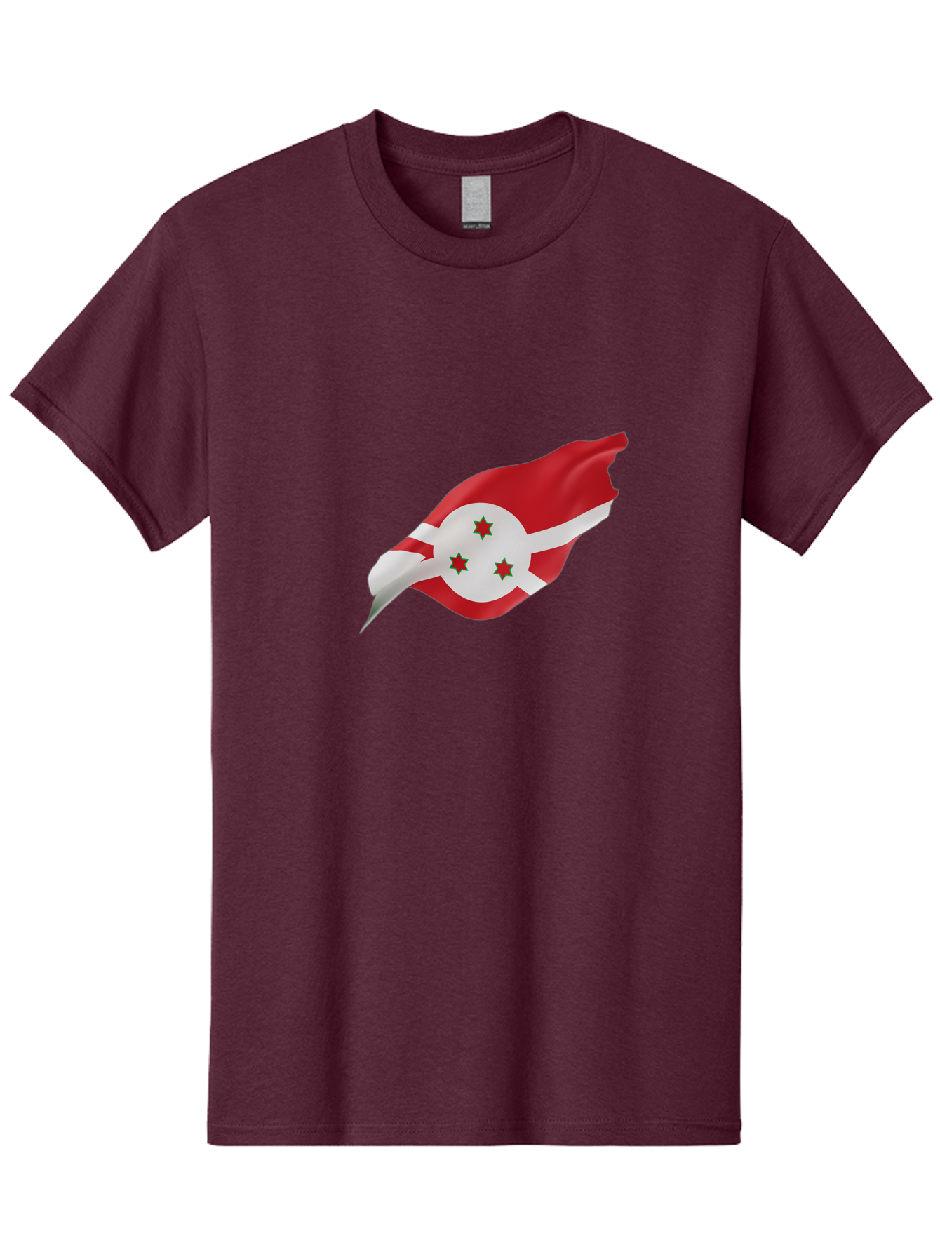 Burundi-Flag Men'S Graphic Tee, 100% Cotton, Comfortable Casual Summer Wear, Machine Washable, Vintage Camera, Old Camera, Antique Camera, Black Camera, Classic Photography, Photography Equipment, Nostalgic Device, Film Camera, Camera Art Bal907