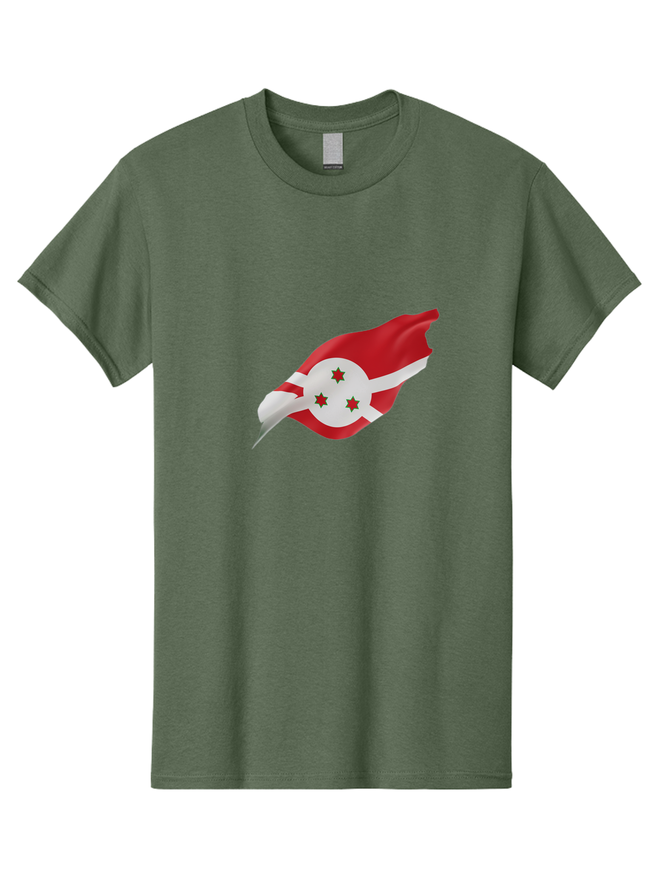 Burundi-Flag Men'S Graphic Tee, 100% Cotton, Comfortable Casual Summer Wear, Machine Washable, Vintage Camera, Old Camera, Antique Camera, Black Camera, Classic Photography, Photography Equipment, Nostalgic Device, Film Camera, Camera Art Bal907