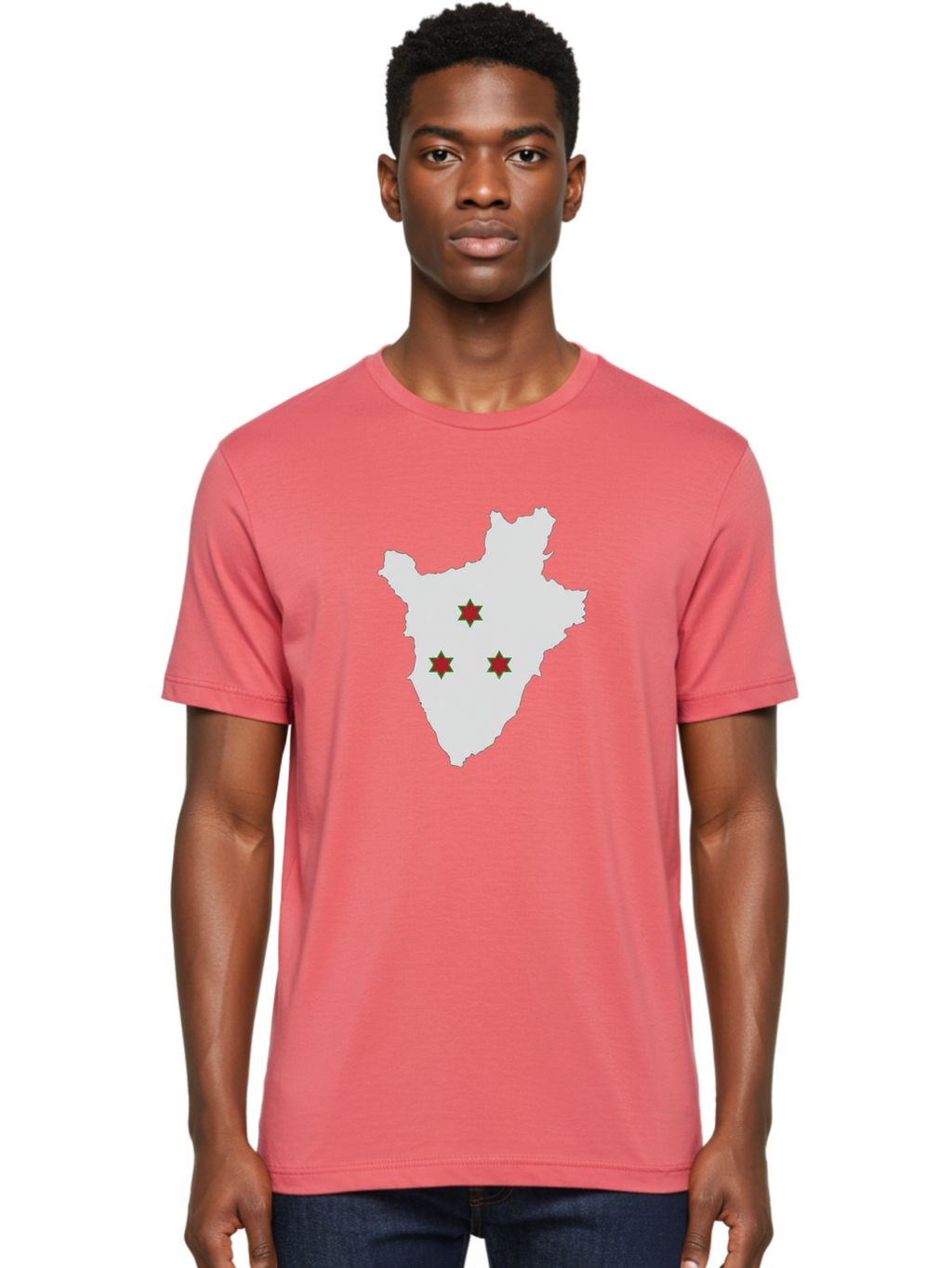 Burundi-Map Men'S Graphic Tee, 100% Cotton, Comfortable Casual Summer Wear, Machine Washable, Vintage Camera, Old Camera, Antique Camera, Black Camera, Classic Photography, Photography Equipment, Nostalgic Device, Film Camera, Camera Art Bal908