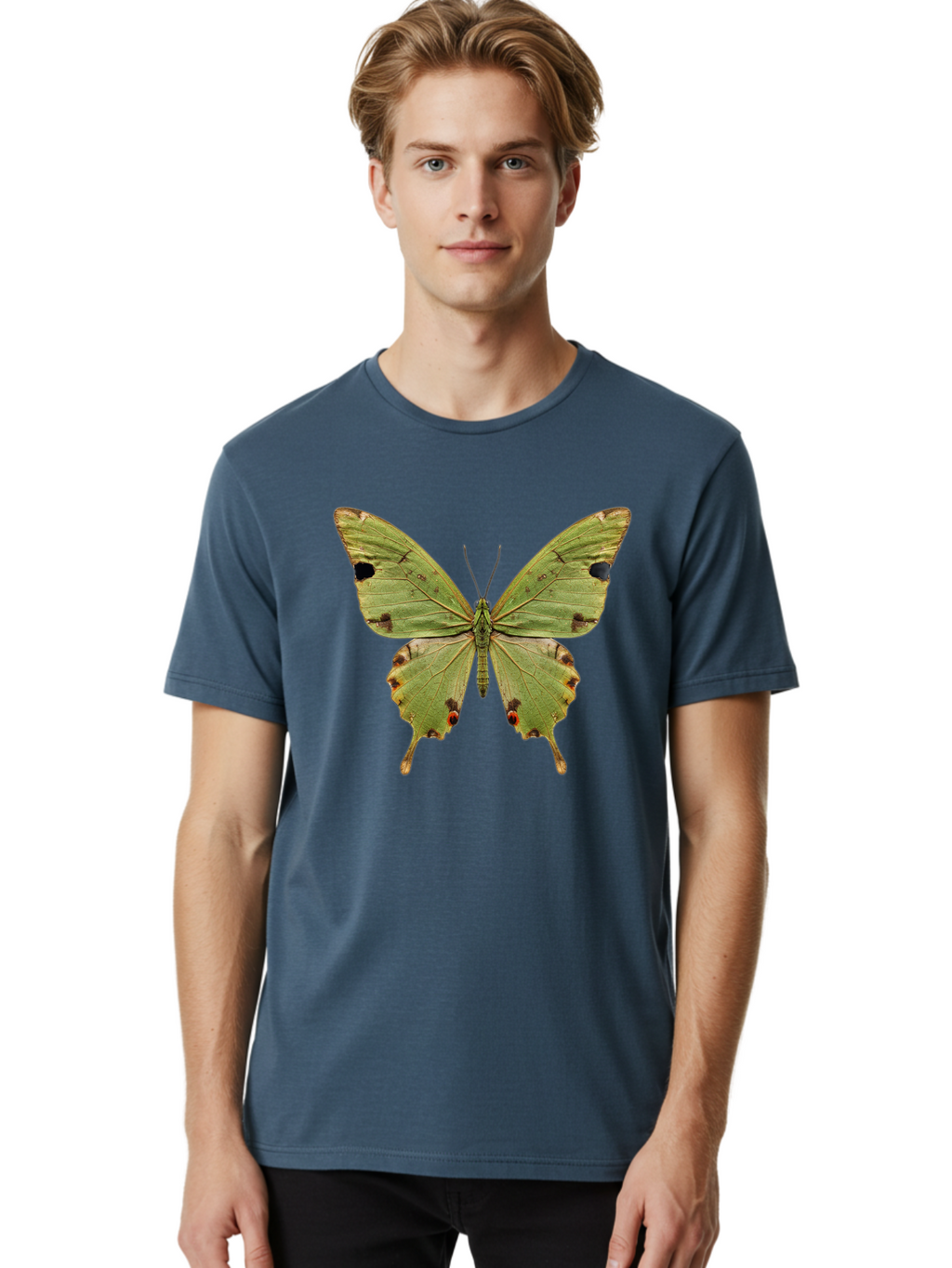 Butterfly-1 Men'S Graphic Tee, 100% Cotton, Comfortable Casual Summer Wear, Machine Washable, Vintage Camera, Old Camera, Antique Camera, Black Camera, Classic Photography, Photography Equipment, Nostalgic Device, Film Camera, Camera Art Bal909