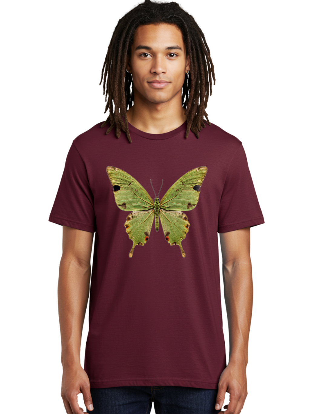 Butterfly-1 Men'S Graphic Tee, 100% Cotton, Comfortable Casual Summer Wear, Machine Washable, Vintage Camera, Old Camera, Antique Camera, Black Camera, Classic Photography, Photography Equipment, Nostalgic Device, Film Camera, Camera Art Bal909