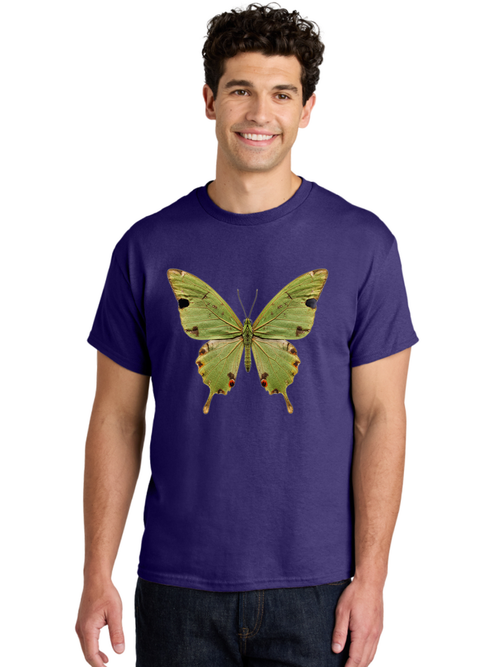 Butterfly-1 Men'S Graphic Tee, 100% Cotton, Comfortable Casual Summer Wear, Machine Washable, Vintage Camera, Old Camera, Antique Camera, Black Camera, Classic Photography, Photography Equipment, Nostalgic Device, Film Camera, Camera Art Bal909