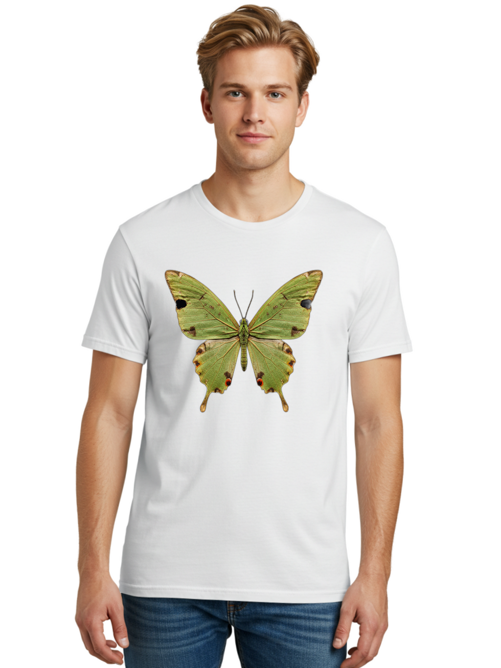 Butterfly-1 Men'S Graphic Tee, 100% Cotton, Comfortable Casual Summer Wear, Machine Washable, Vintage Camera, Old Camera, Antique Camera, Black Camera, Classic Photography, Photography Equipment, Nostalgic Device, Film Camera, Camera Art Bal909