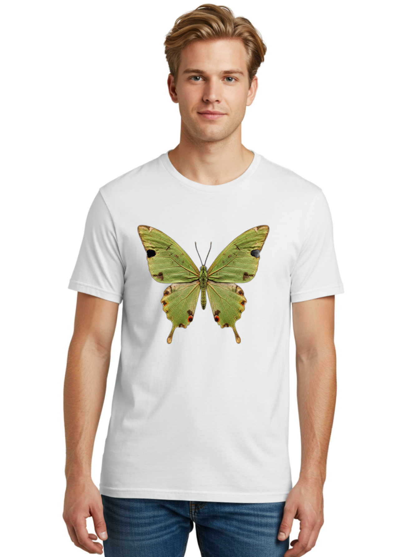 Butterfly-1 Men'S Graphic Tee, 100% Cotton, Comfortable Casual Summer Wear, Machine Washable, Vintage Camera, Old Camera, Antique Camera, Black Camera, Classic Photography, Photography Equipment, Nostalgic Device, Film Camera, Camera Art Bal909