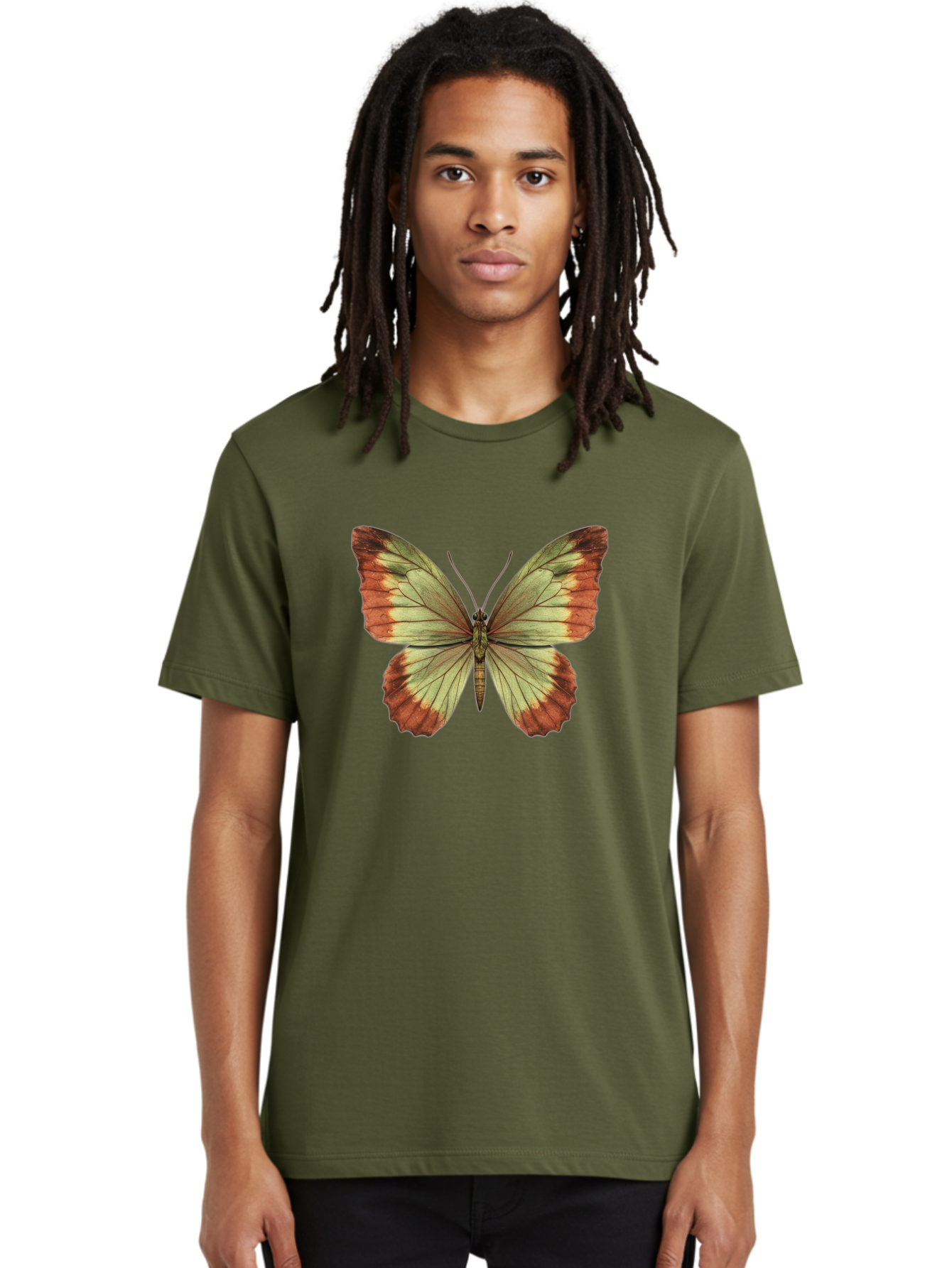 Butterfly-2 Men'S Graphic Tee, 100% Cotton, Comfortable Casual Summer Wear, Machine Washable, Vintage Camera, Old Camera, Antique Camera, Black Camera, Classic Photography, Photography Equipment, Nostalgic Device, Film Camera, Camera Art Bal910