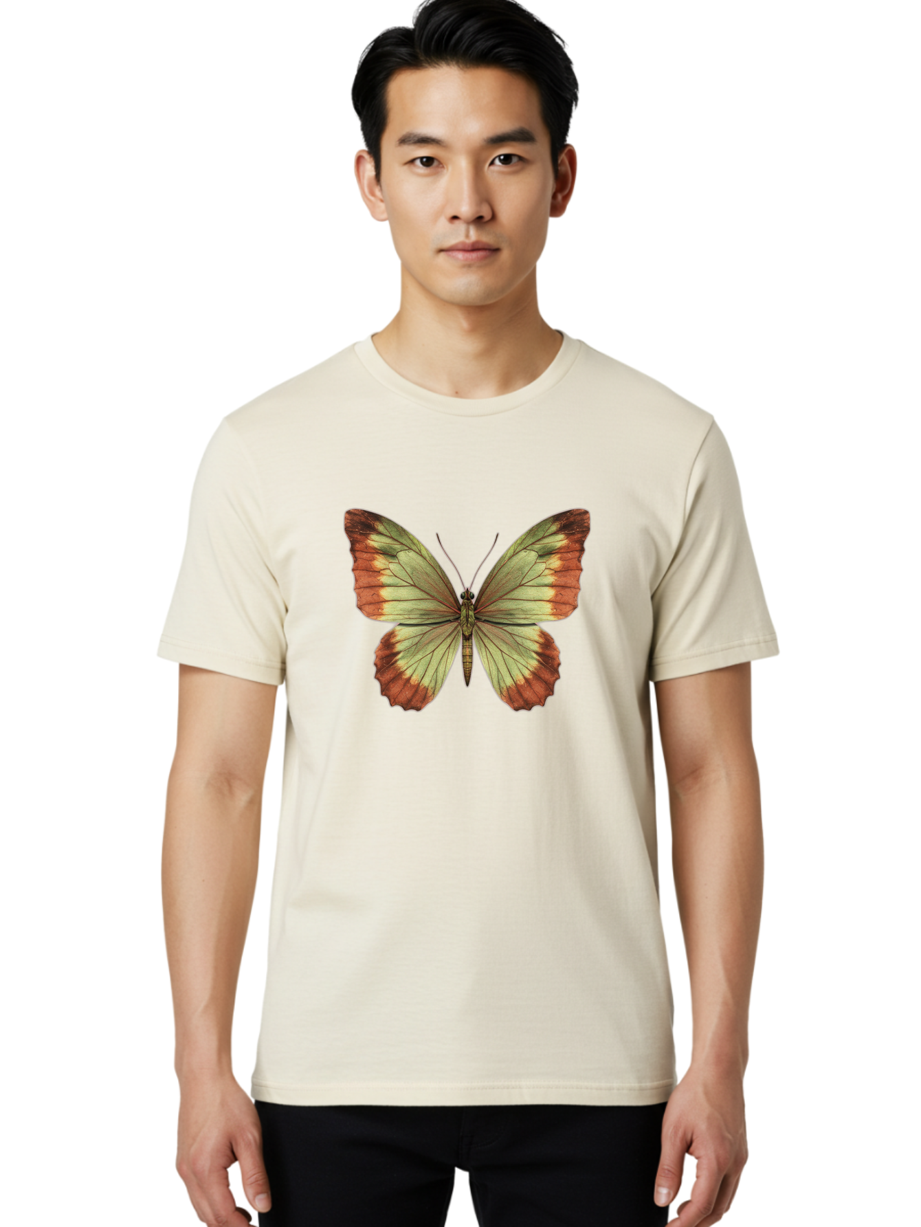 Butterfly-2 Men'S Graphic Tee, 100% Cotton, Comfortable Casual Summer Wear, Machine Washable, Vintage Camera, Old Camera, Antique Camera, Black Camera, Classic Photography, Photography Equipment, Nostalgic Device, Film Camera, Camera Art Bal910