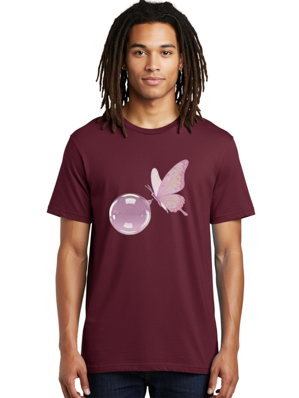 Butterfly-And-Bubble Men'S Graphic Tee, 100% Cotton, Comfortable Casual Summer Wear, Machine Washable, Vintage Camera, Old Camera, Antique Camera, Black Camera, Classic Photography, Photography Equipment, Nostalgic Device, Film Camera, Bal911