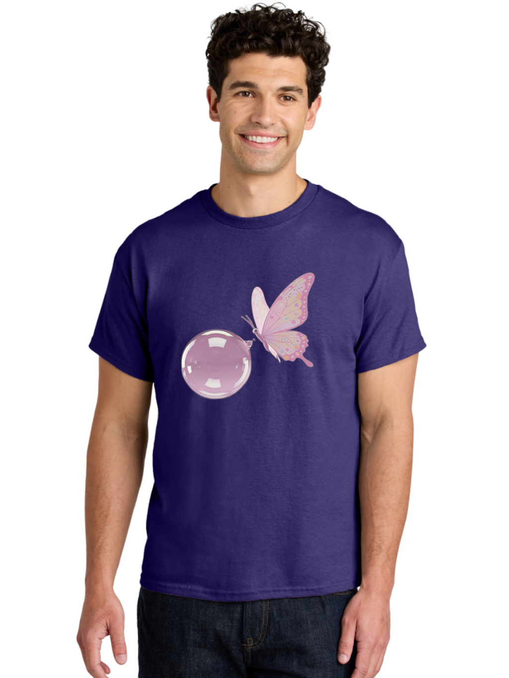 Butterfly-And-Bubble Men'S Graphic Tee, 100% Cotton, Comfortable Casual Summer Wear, Machine Washable, Vintage Camera, Old Camera, Antique Camera, Black Camera, Classic Photography, Photography Equipment, Nostalgic Device, Film Camera, Bal911