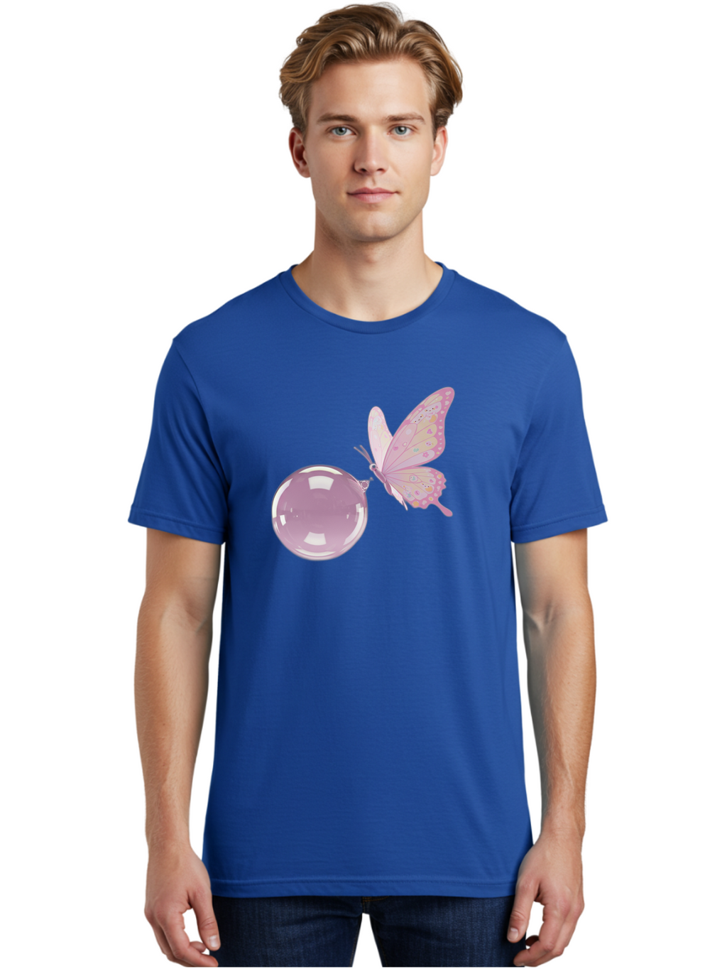 Butterfly-And-Bubble Men'S Graphic Tee, 100% Cotton, Comfortable Casual Summer Wear, Machine Washable, Vintage Camera, Old Camera, Antique Camera, Black Camera, Classic Photography, Photography Equipment, Nostalgic Device, Film Camera, Bal911