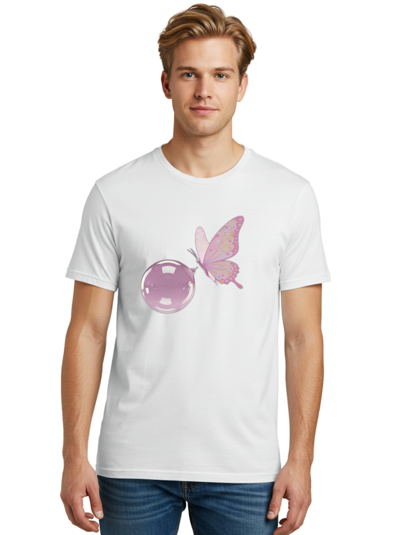Butterfly-And-Bubble Men'S Graphic Tee, 100% Cotton, Comfortable Casual Summer Wear, Machine Washable, Vintage Camera, Old Camera, Antique Camera, Black Camera, Classic Photography, Photography Equipment, Nostalgic Device, Film Camera, Bal911