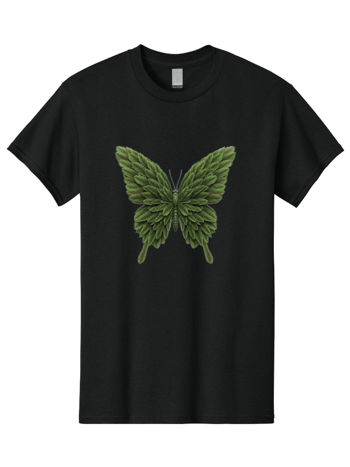 Butterfly-Made-Of-Leaves-1 Men'S Graphic Tee, 100% Cotton, Comfortable Casual Summer Wear, Machine Washable, Vintage Camera, Old Camera, Antique Camera, Black Camera, Classic Photography, Photography Equipment, Nostalgic Device, Film Camera, Bal912