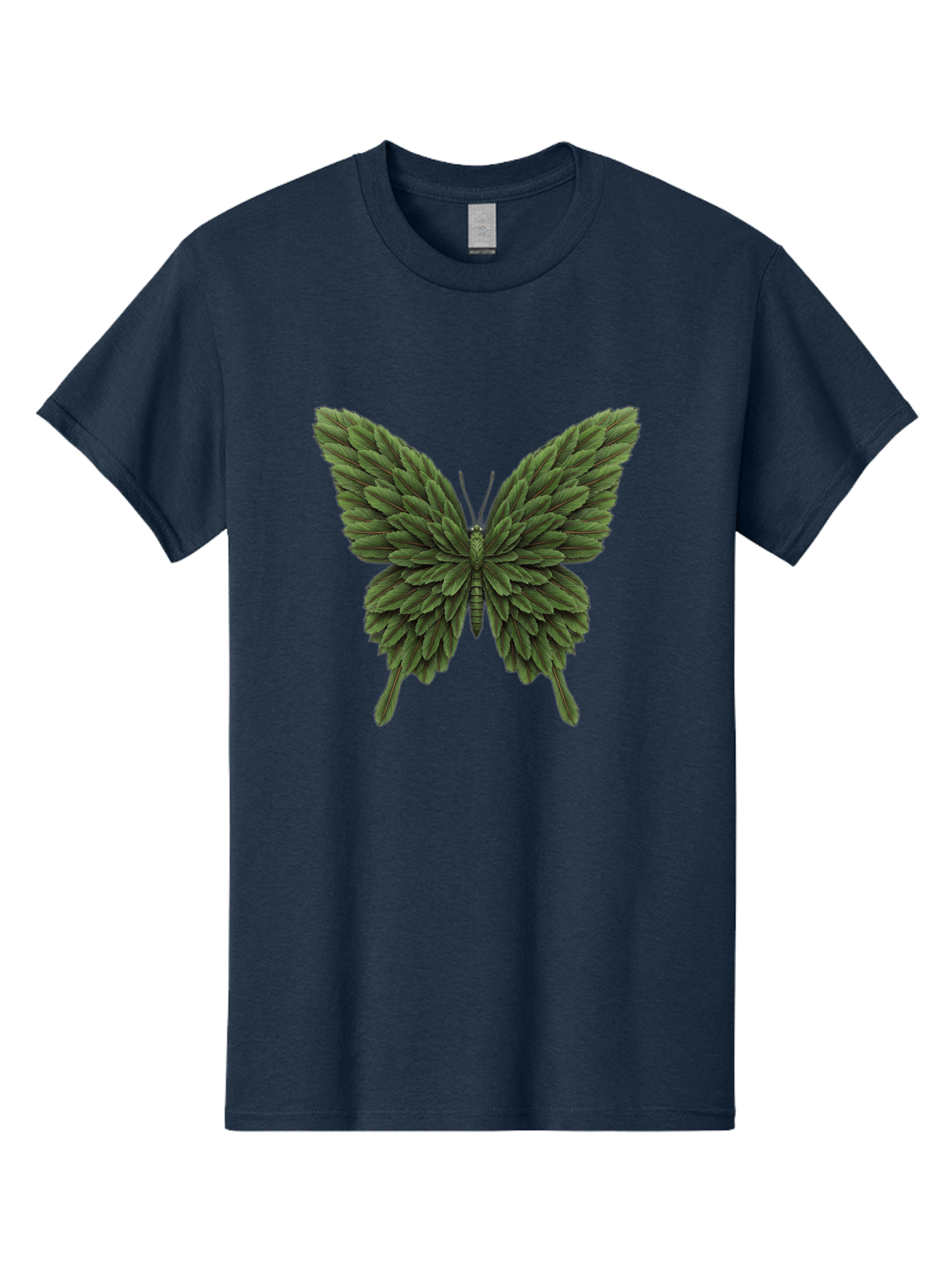 Butterfly-Made-Of-Leaves-1 Men'S Graphic Tee, 100% Cotton, Comfortable Casual Summer Wear, Machine Washable, Vintage Camera, Old Camera, Antique Camera, Black Camera, Classic Photography, Photography Equipment, Nostalgic Device, Film Camera, Bal912