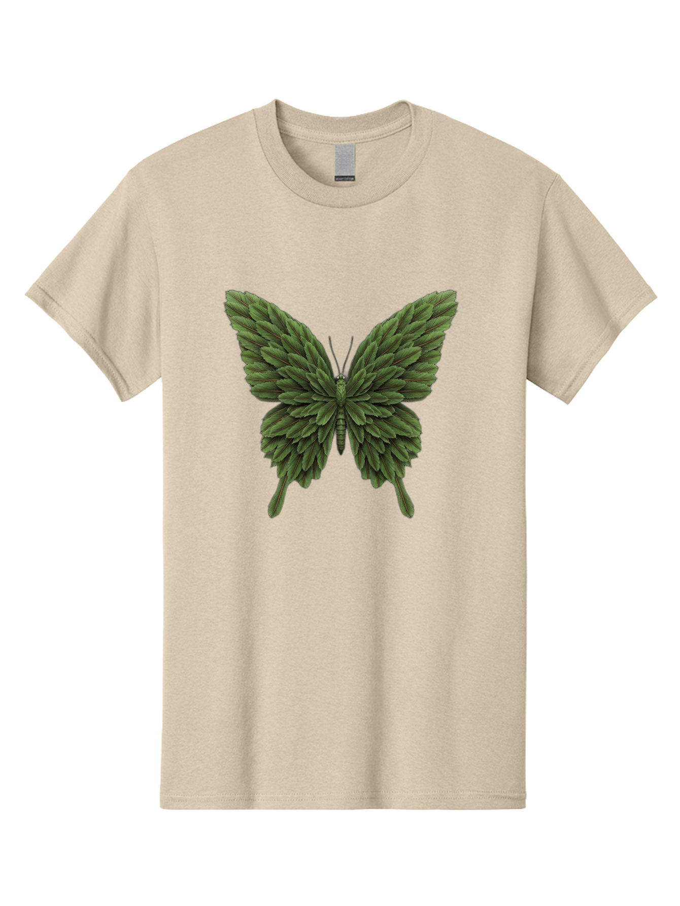 Butterfly-Made-Of-Leaves-1 Men'S Graphic Tee, 100% Cotton, Comfortable Casual Summer Wear, Machine Washable, Vintage Camera, Old Camera, Antique Camera, Black Camera, Classic Photography, Photography Equipment, Nostalgic Device, Film Camera, Bal912