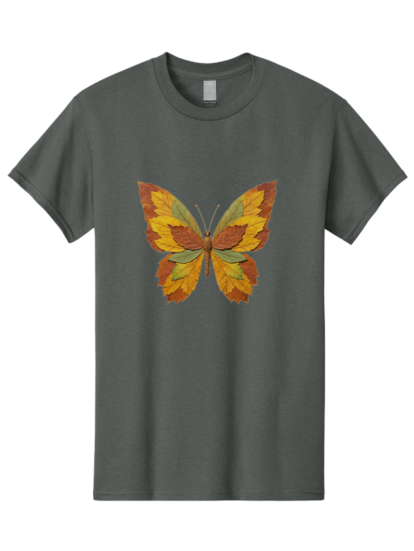 Butterfly-Made-Of-Leaves Men'S Graphic Tee, 100% Cotton, Comfortable Casual Summer Wear, Machine Washable, Vintage Camera, Old Camera, Antique Camera, Black Camera, Classic Photography, Photography Equipment, Nostalgic Device, Film Camera, Bal914