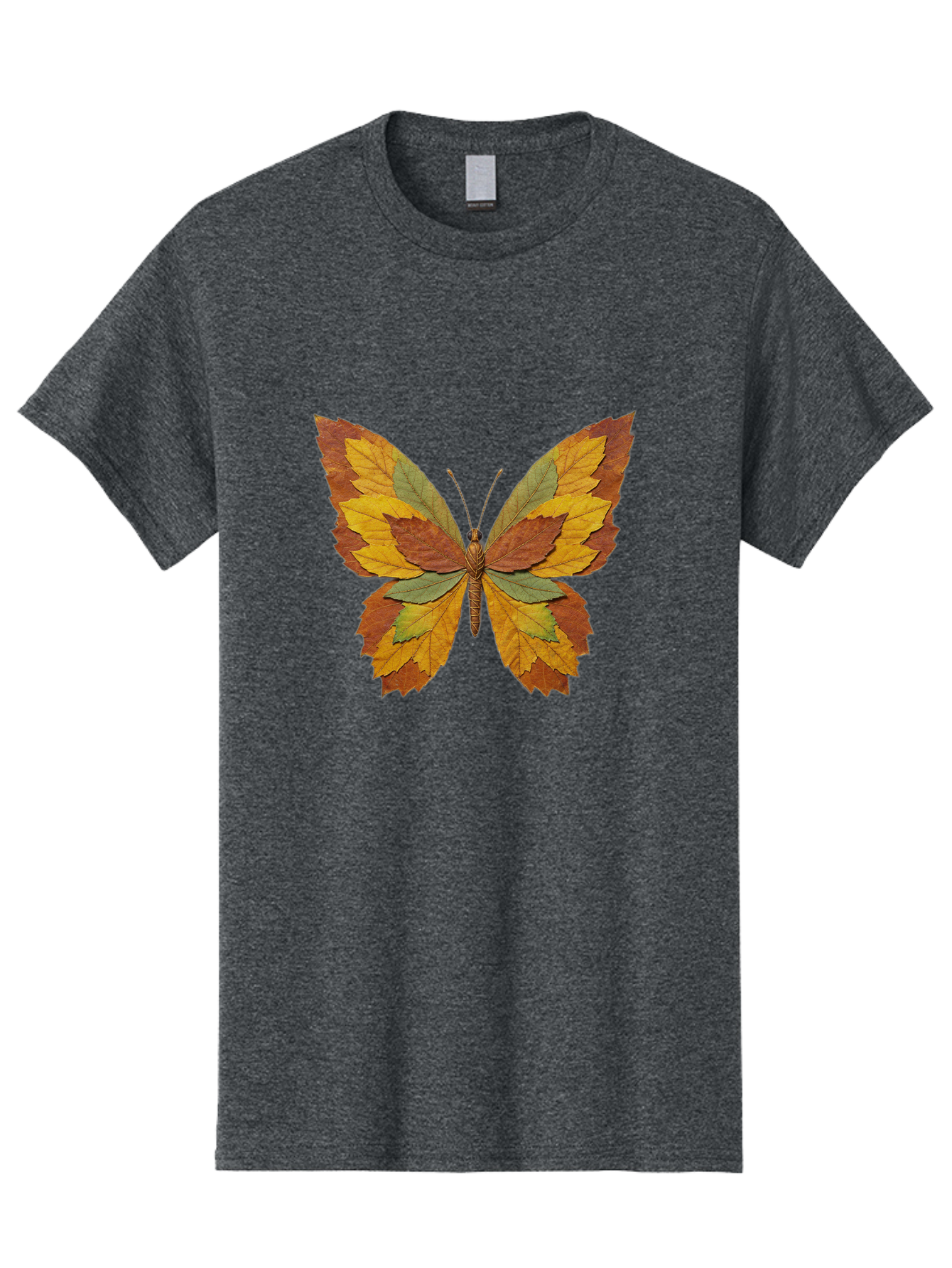 Butterfly-Made-Of-Leaves Men'S Graphic Tee, 100% Cotton, Comfortable Casual Summer Wear, Machine Washable, Vintage Camera, Old Camera, Antique Camera, Black Camera, Classic Photography, Photography Equipment, Nostalgic Device, Film Camera, Bal914