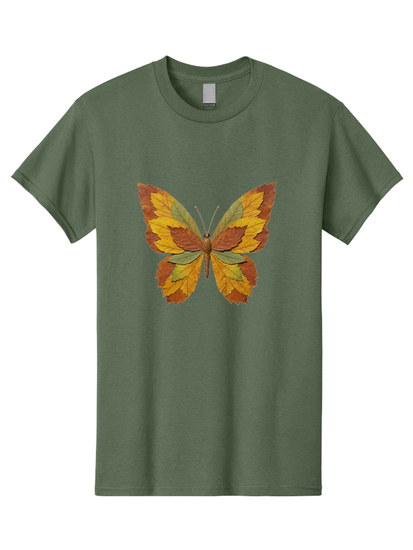 Butterfly-Made-Of-Leaves Men'S Graphic Tee, 100% Cotton, Comfortable Casual Summer Wear, Machine Washable, Vintage Camera, Old Camera, Antique Camera, Black Camera, Classic Photography, Photography Equipment, Nostalgic Device, Film Camera, Bal914