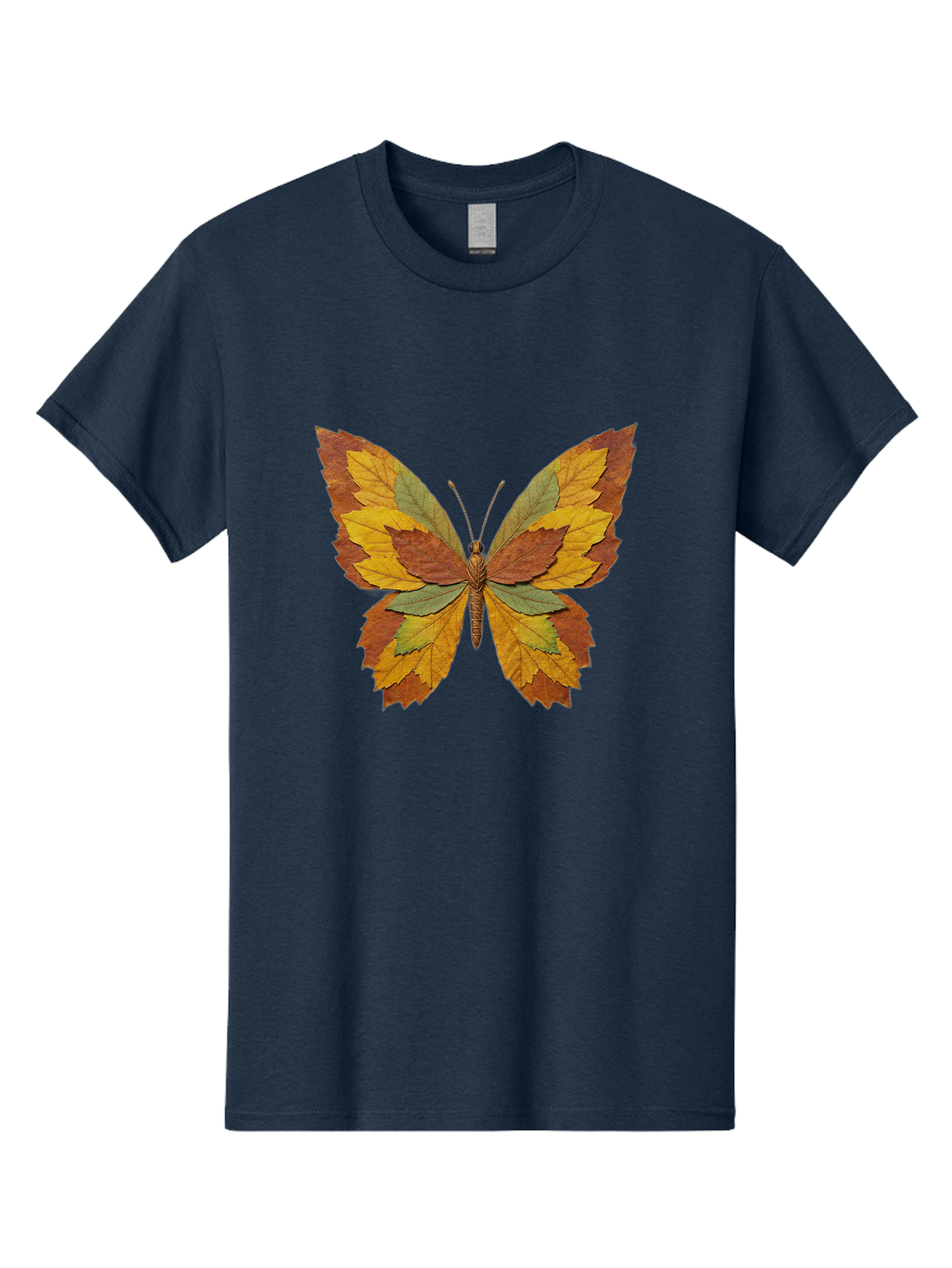 Butterfly-Made-Of-Leaves Men'S Graphic Tee, 100% Cotton, Comfortable Casual Summer Wear, Machine Washable, Vintage Camera, Old Camera, Antique Camera, Black Camera, Classic Photography, Photography Equipment, Nostalgic Device, Film Camera, Bal914