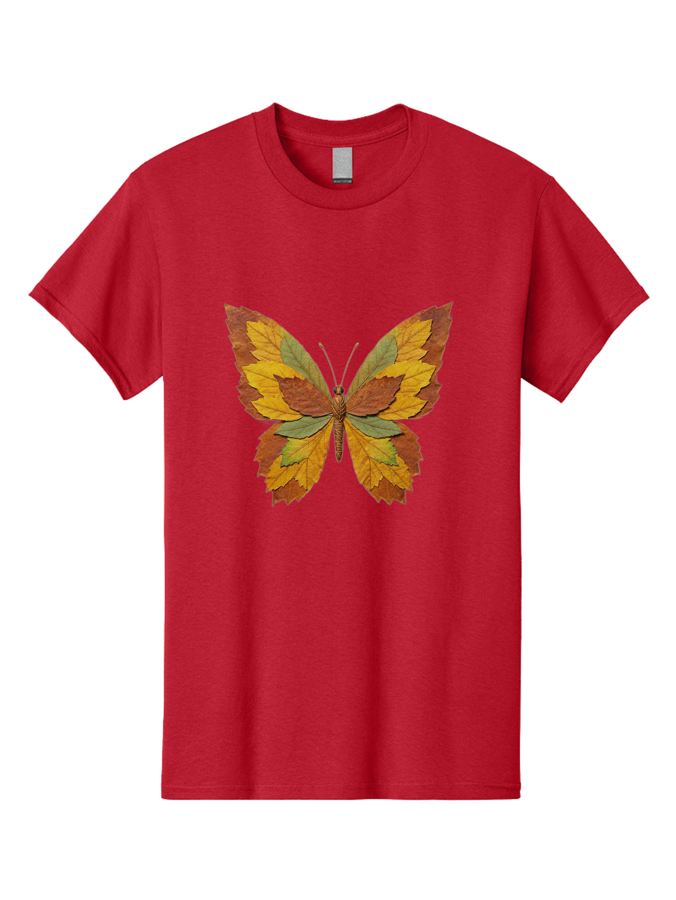Butterfly-Made-Of-Leaves Men'S Graphic Tee, 100% Cotton, Comfortable Casual Summer Wear, Machine Washable, Vintage Camera, Old Camera, Antique Camera, Black Camera, Classic Photography, Photography Equipment, Nostalgic Device, Film Camera, Bal914
