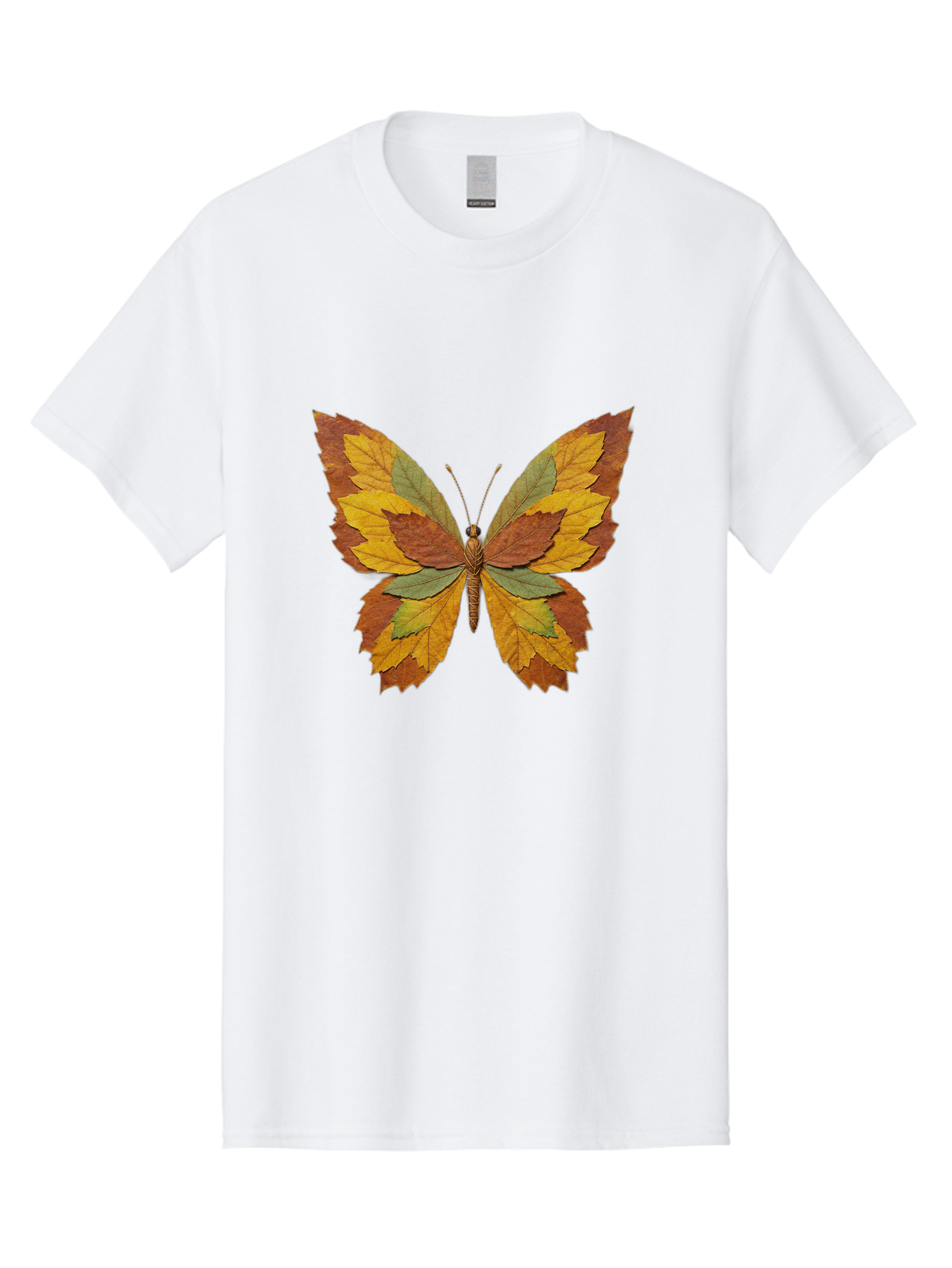 Butterfly-Made-Of-Leaves Men'S Graphic Tee, 100% Cotton, Comfortable Casual Summer Wear, Machine Washable, Vintage Camera, Old Camera, Antique Camera, Black Camera, Classic Photography, Photography Equipment, Nostalgic Device, Film Camera, Bal914