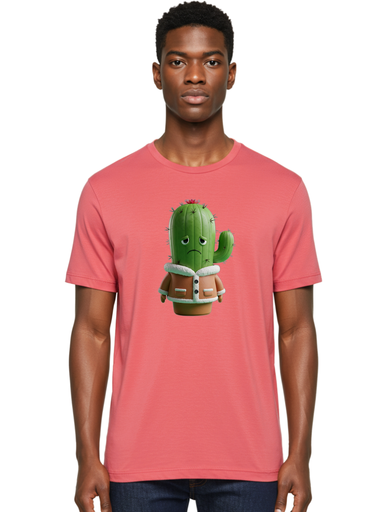 Cactus-Character-1 Men'S Graphic Tee, 100% Cotton, Comfortable Casual Summer Wear, Machine Washable, Vintage Camera, Old Camera, Antique Camera, Black Camera, Classic Photography, Photography Equipment, Nostalgic Device, Film Camera, Bal917