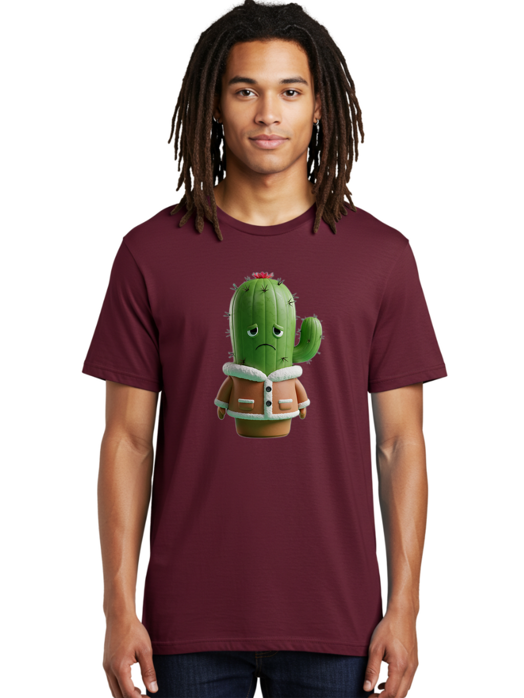 Cactus-Character-1 Men'S Graphic Tee, 100% Cotton, Comfortable Casual Summer Wear, Machine Washable, Vintage Camera, Old Camera, Antique Camera, Black Camera, Classic Photography, Photography Equipment, Nostalgic Device, Film Camera, Bal917