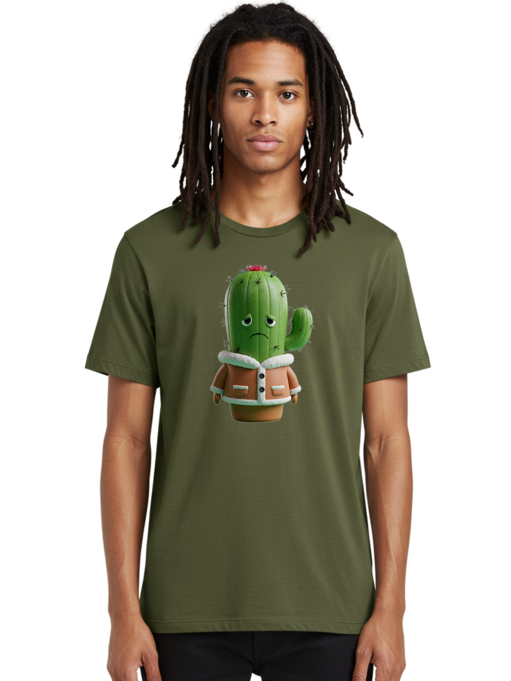 Cactus-Character-1 Men'S Graphic Tee, 100% Cotton, Comfortable Casual Summer Wear, Machine Washable, Vintage Camera, Old Camera, Antique Camera, Black Camera, Classic Photography, Photography Equipment, Nostalgic Device, Film Camera, Bal917