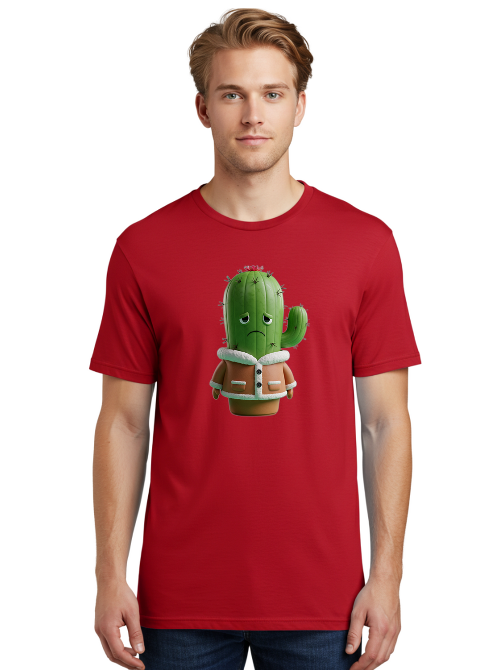 Cactus-Character-1 Men'S Graphic Tee, 100% Cotton, Comfortable Casual Summer Wear, Machine Washable, Vintage Camera, Old Camera, Antique Camera, Black Camera, Classic Photography, Photography Equipment, Nostalgic Device, Film Camera, Bal917