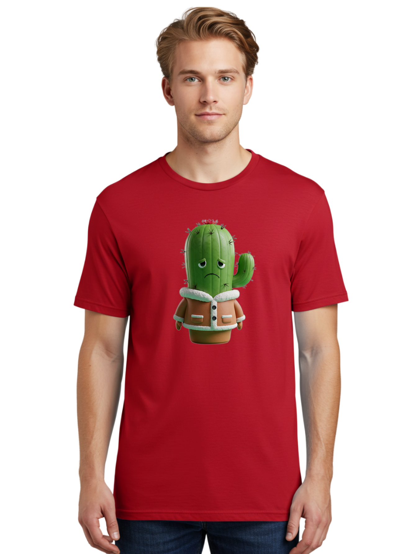 Cactus-Character-1 Men'S Graphic Tee, 100% Cotton, Comfortable Casual Summer Wear, Machine Washable, Vintage Camera, Old Camera, Antique Camera, Black Camera, Classic Photography, Photography Equipment, Nostalgic Device, Film Camera, Bal917